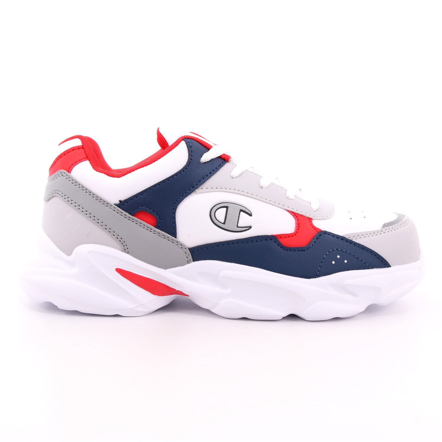 Scarpa Allacciata Champion Bambino Bianco Scarpa Allacciata Champion Bambino Bianco Scarpe 593 - S31995