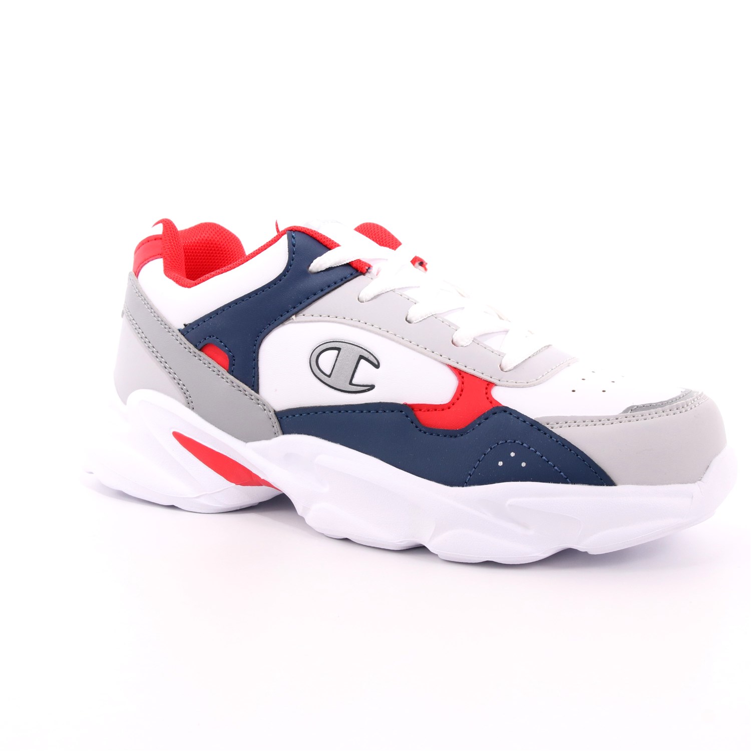 Scarpa Allacciata Champion Bambino Bianco Scarpa Allacciata Champion Bambino Bianco Scarpe 593 - S31995