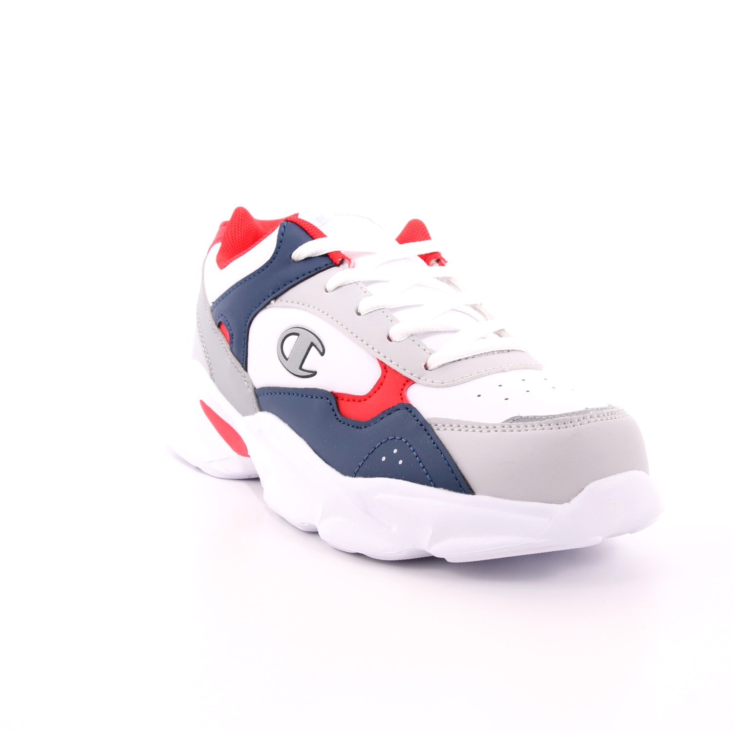 Scarpa Allacciata Champion Bambino Bianco Scarpa Allacciata Champion Bambino Bianco Scarpe 593 - S31995