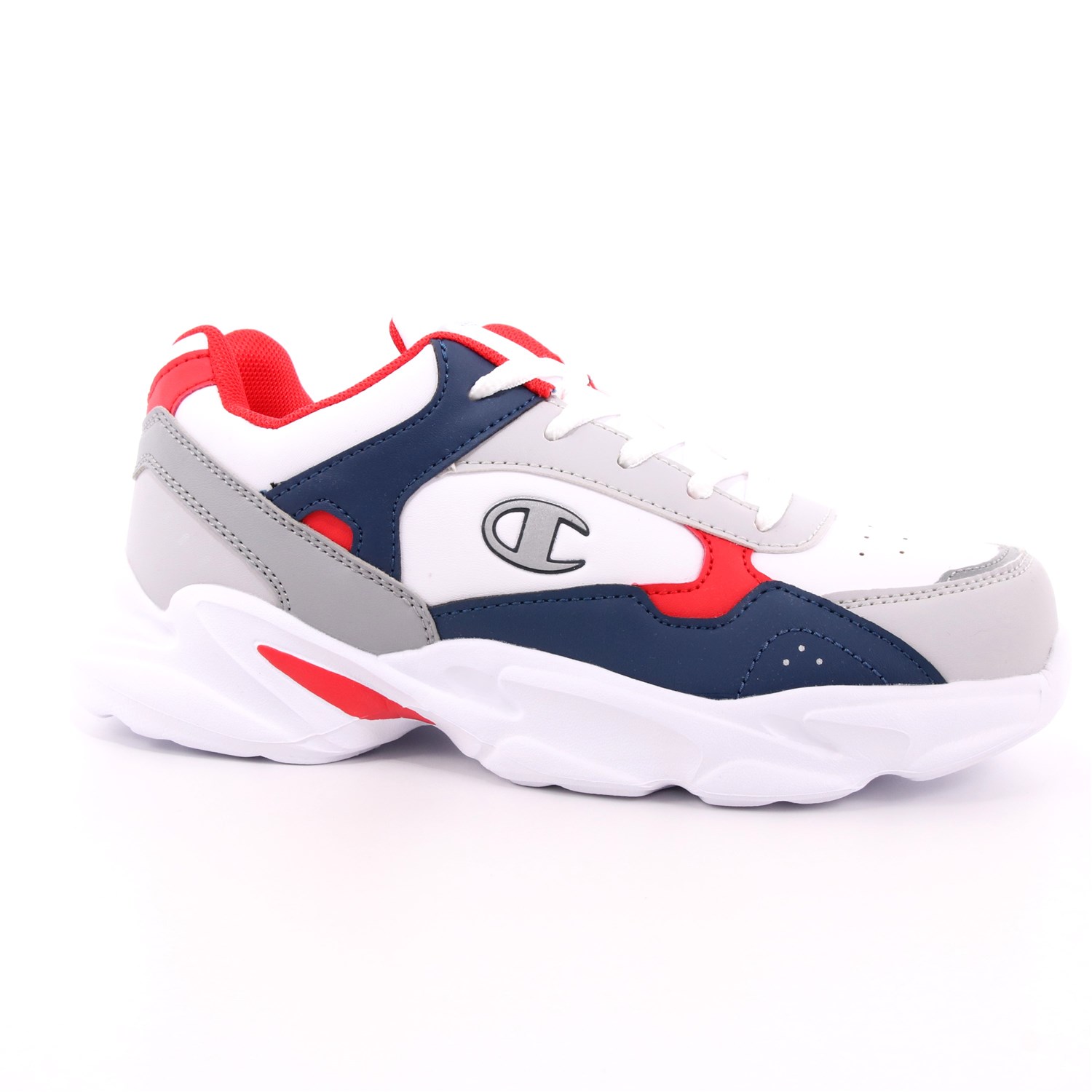 Scarpa Allacciata Champion Bambino Bianco Scarpa Allacciata Champion Bambino Bianco Scarpe 593 - S31995