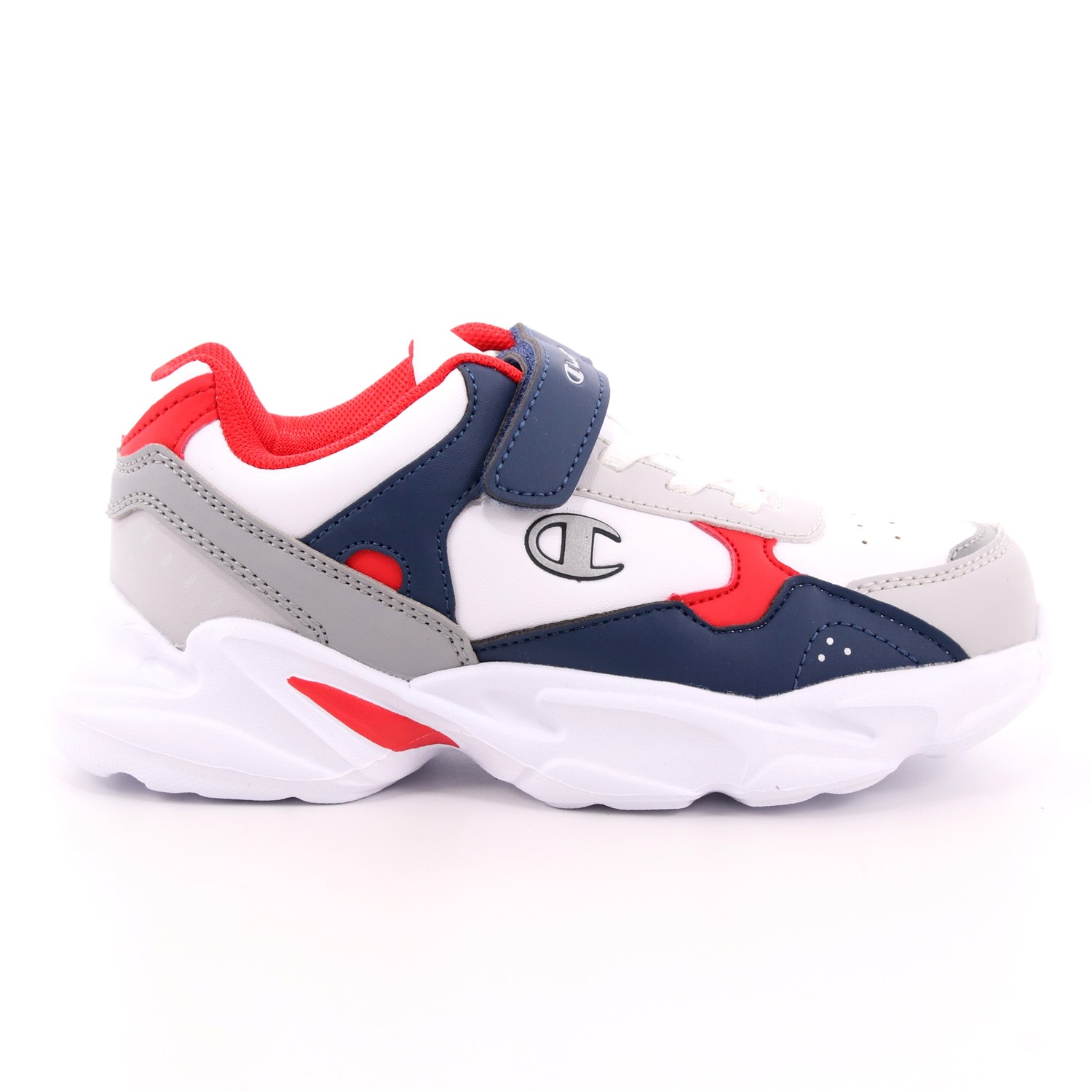 Scarpa Strappi + Elastico Champion Bambino Bianco Scarpa Strappi + Elastico Champion Bambino Bianco Scarpe 594 - S31994
