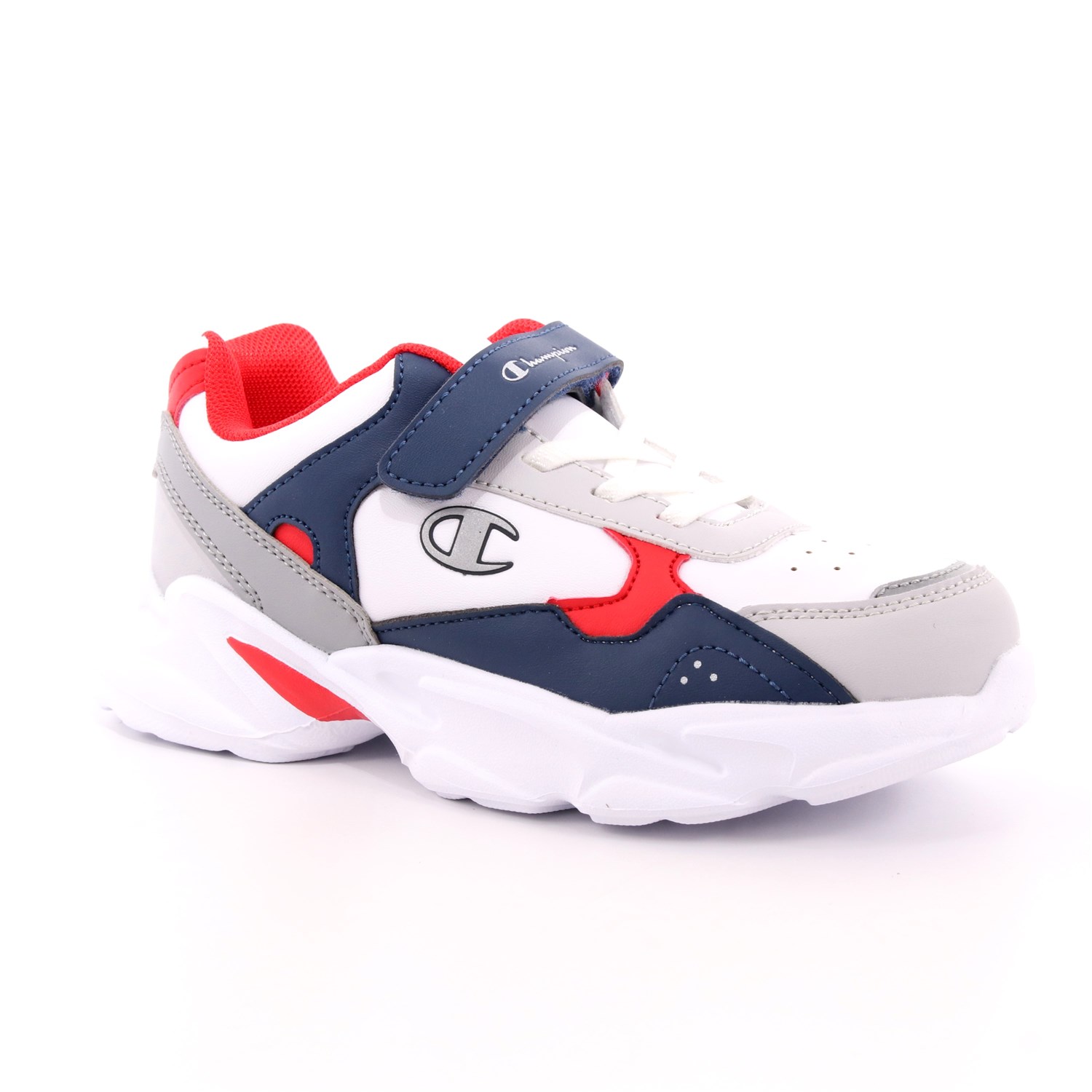Scarpa Strappi + Elastico Champion Bambino Bianco Scarpa Strappi + Elastico Champion Bambino Bianco Scarpe 594 - S31994