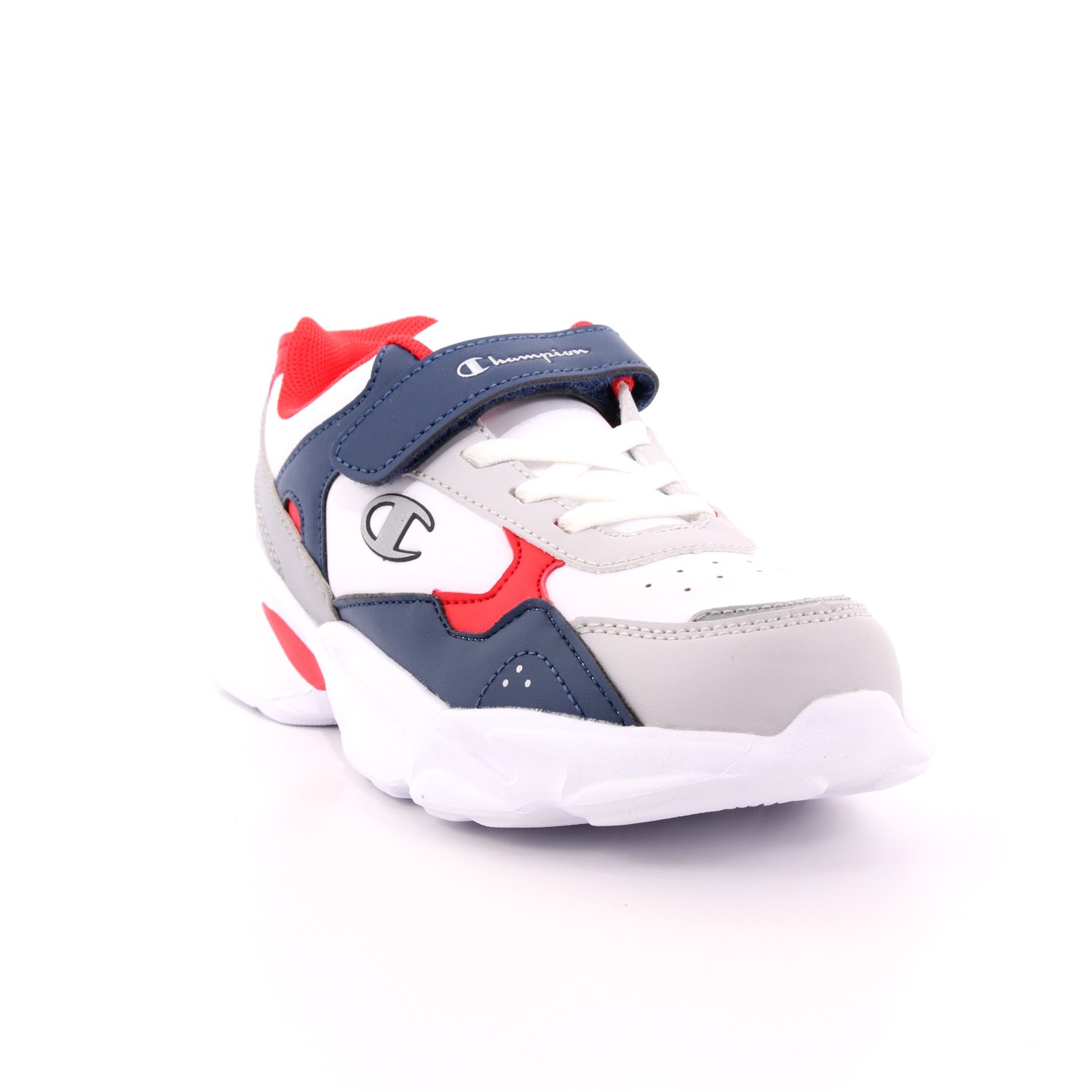 Scarpa Strappi + Elastico Champion Bambino Bianco Scarpa Strappi + Elastico Champion Bambino Bianco Scarpe 594 - S31994