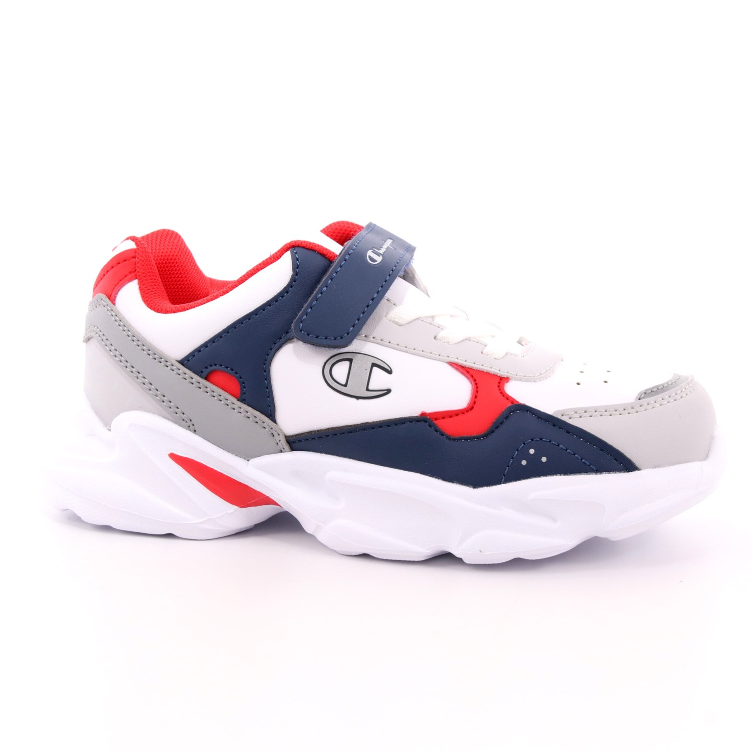Scarpa Strappi + Elastico Champion Bambino Bianco Scarpa Strappi + Elastico Champion Bambino Bianco Scarpe 594 - S31994