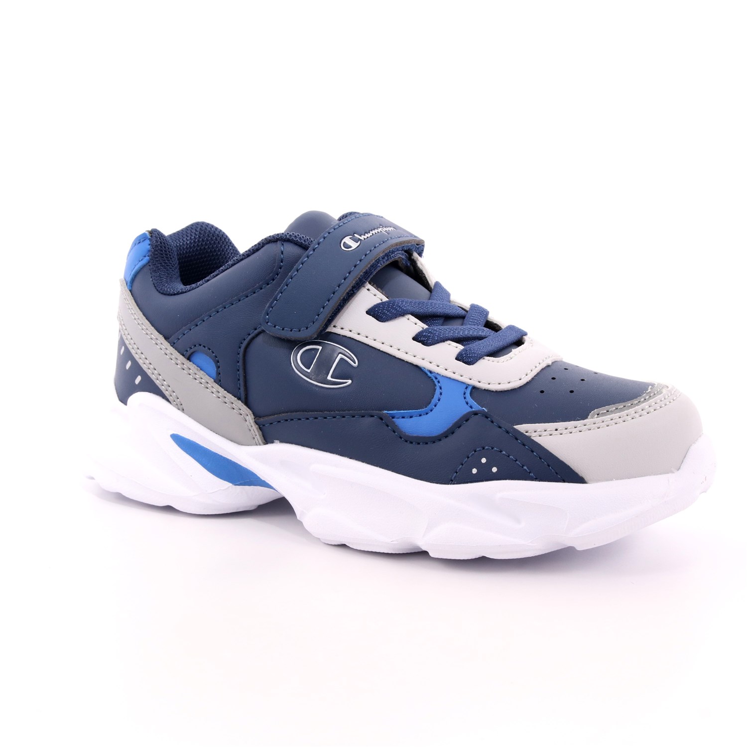 Scarpa Strappi + Elastico Champion Bambino Blu Scarpa Strappi + Elastico Champion Bambino Blu Scarpe 595 - S31994