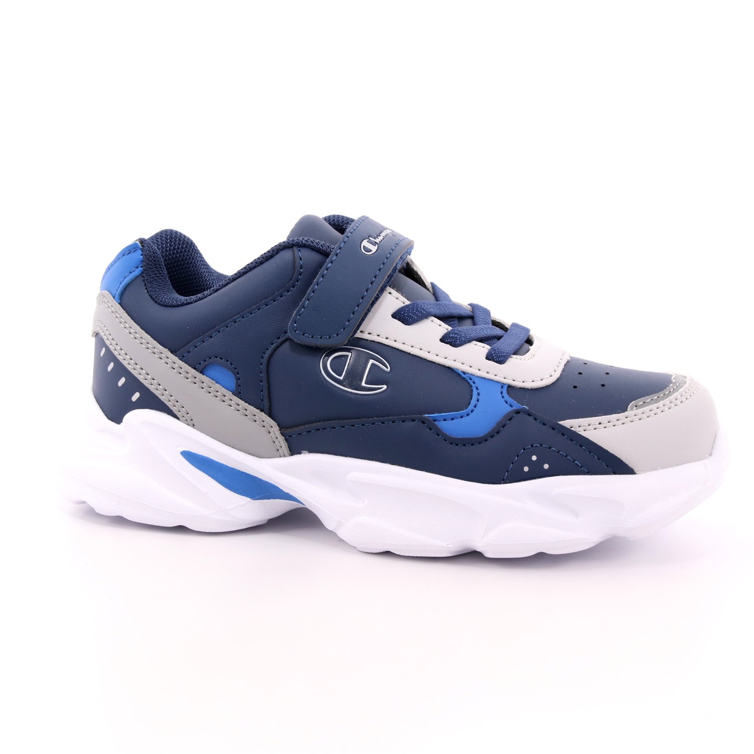 Scarpa Strappi + Elastico Champion Bambino Blu Scarpa Strappi + Elastico Champion Bambino Blu Scarpe 595 - S31994