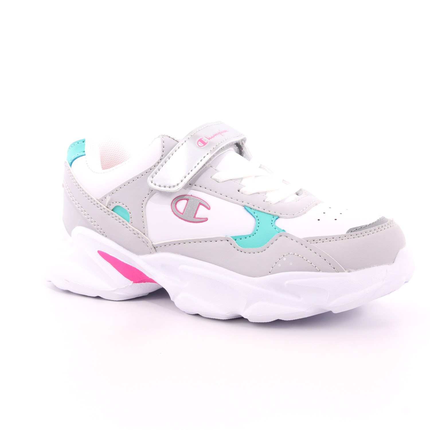 Scarpa Strappi + Elastico Champion Bambina Bianco Scarpa Strappi + Elastico Champion Bambina Bianco Scarpe 596 - S32015