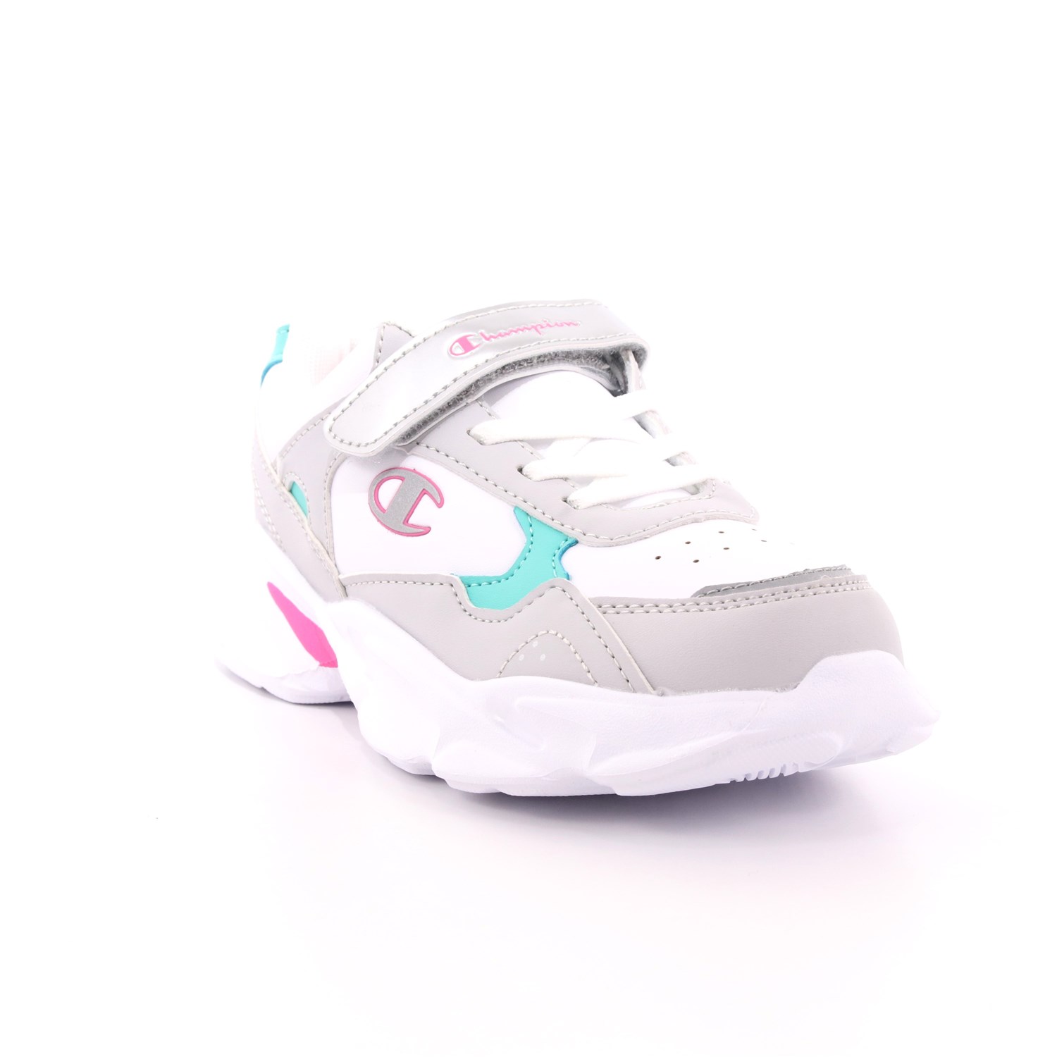 Scarpa Strappi + Elastico Champion Bambina Bianco Scarpa Strappi + Elastico Champion Bambina Bianco Scarpe 596 - S32015