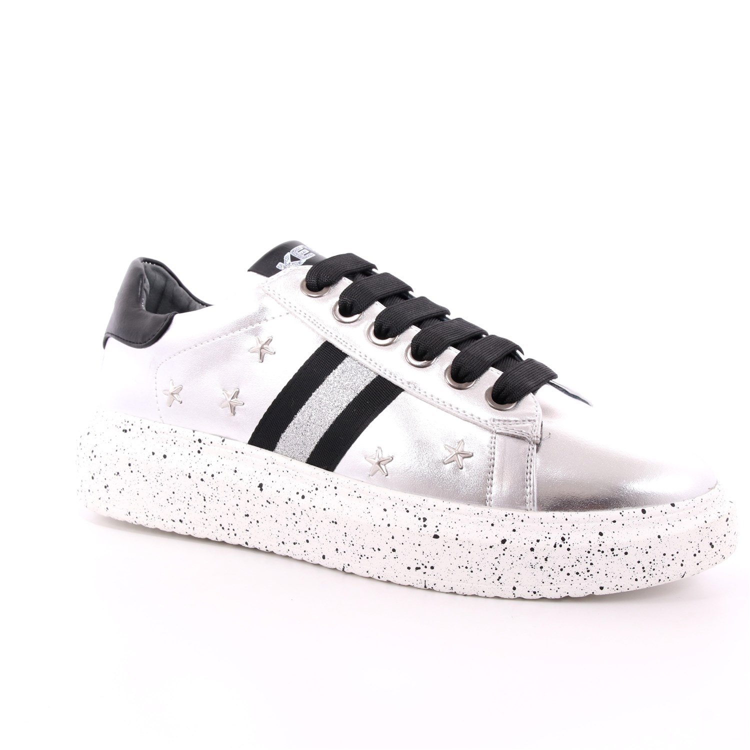 Scarpa Allacciata Keys Donna Argento Scarpa Allacciata Keys Donna Argento Scarpe 10 - K-2204C