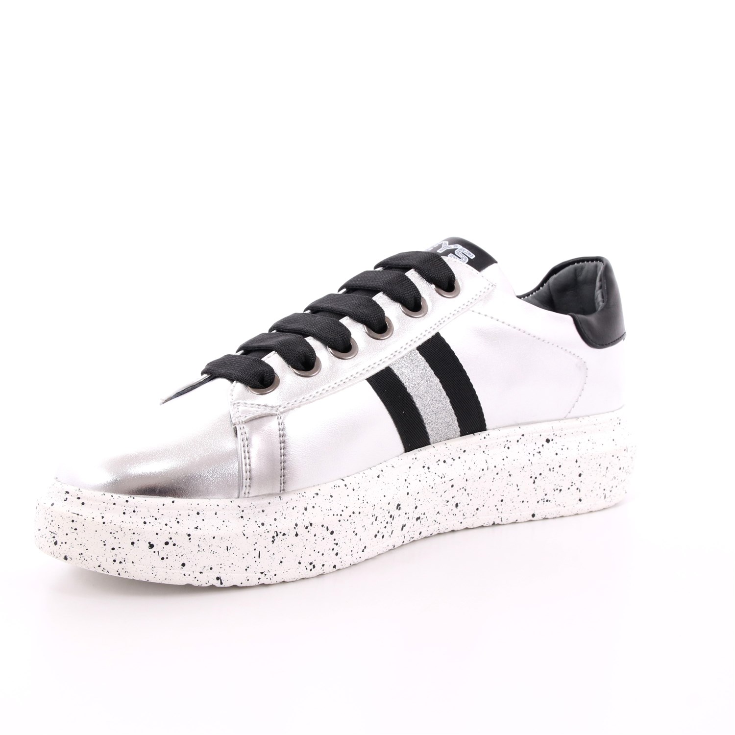 Scarpa Allacciata Keys Donna Argento Scarpa Allacciata Keys Donna Argento Scarpe 10 - K-2204C