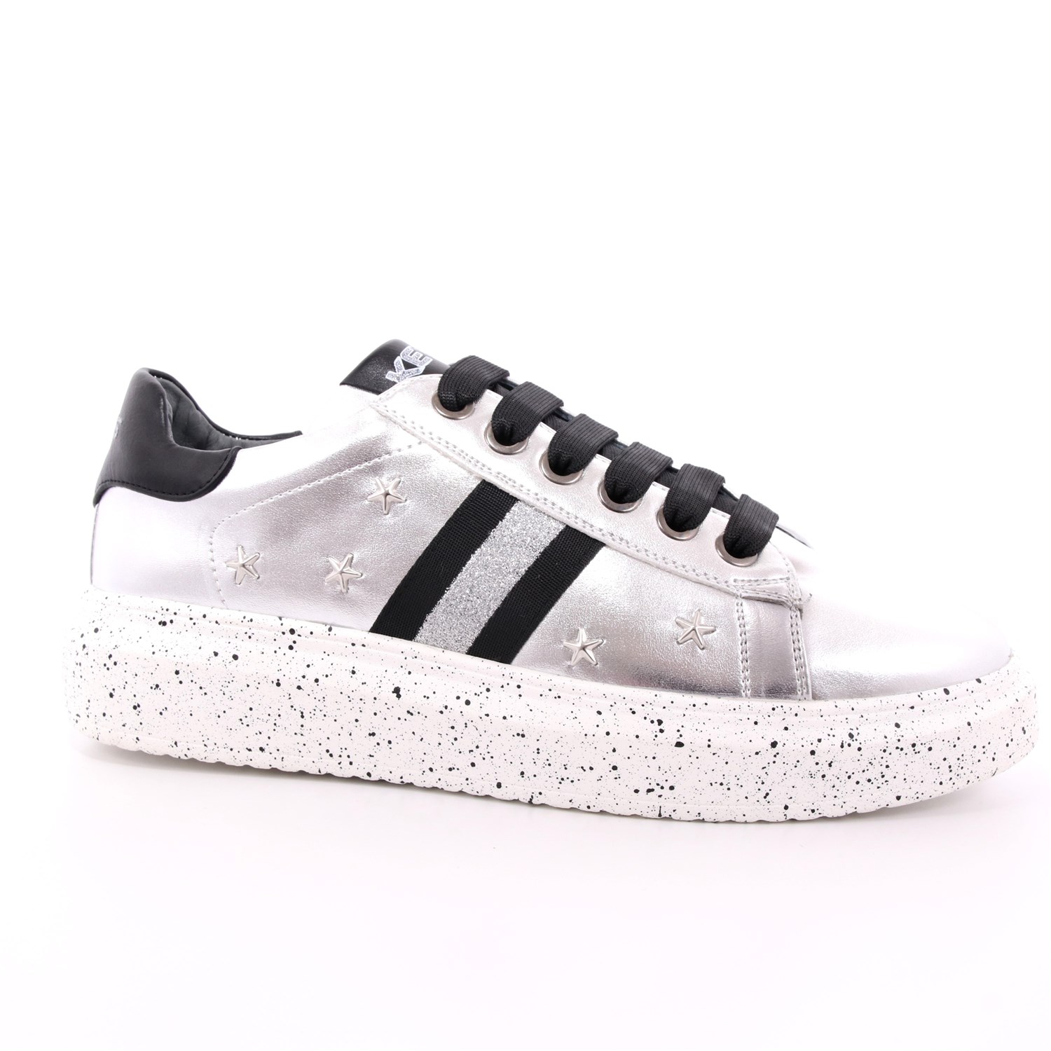 Scarpa Allacciata Keys Donna Argento Scarpa Allacciata Keys Donna Argento Scarpe 10 - K-2204C