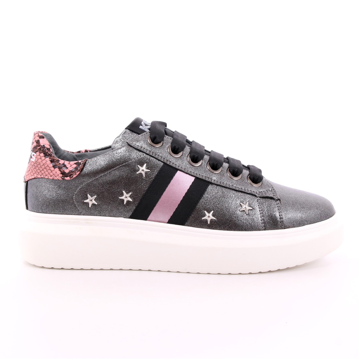 Scarpa Allacciata Keys Donna Antracite Scarpa Allacciata Keys Donna Antracite Scarpe 11 - K-2204B