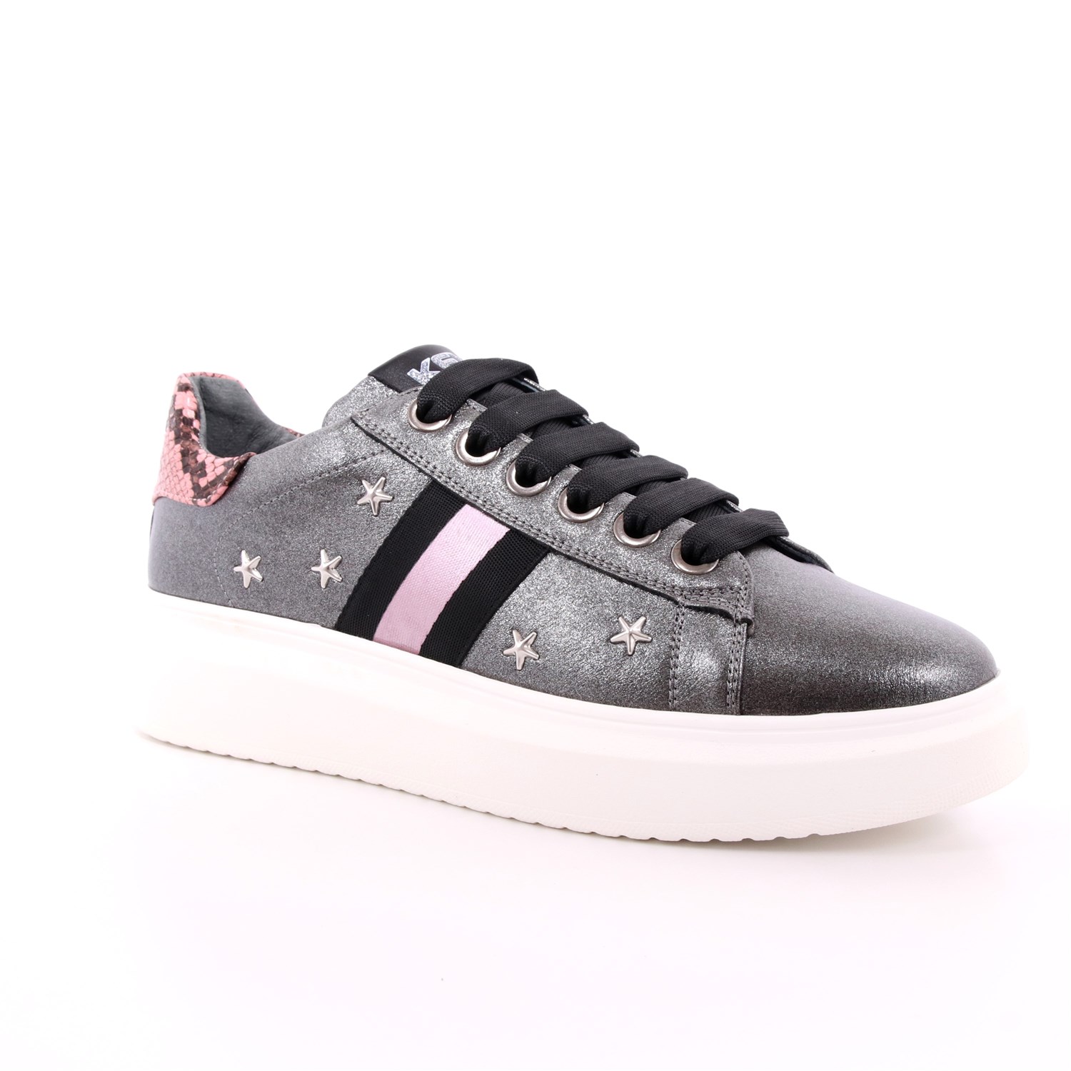Scarpa Allacciata Keys Donna Antracite Scarpa Allacciata Keys Donna Antracite Scarpe 11 - K-2204B
