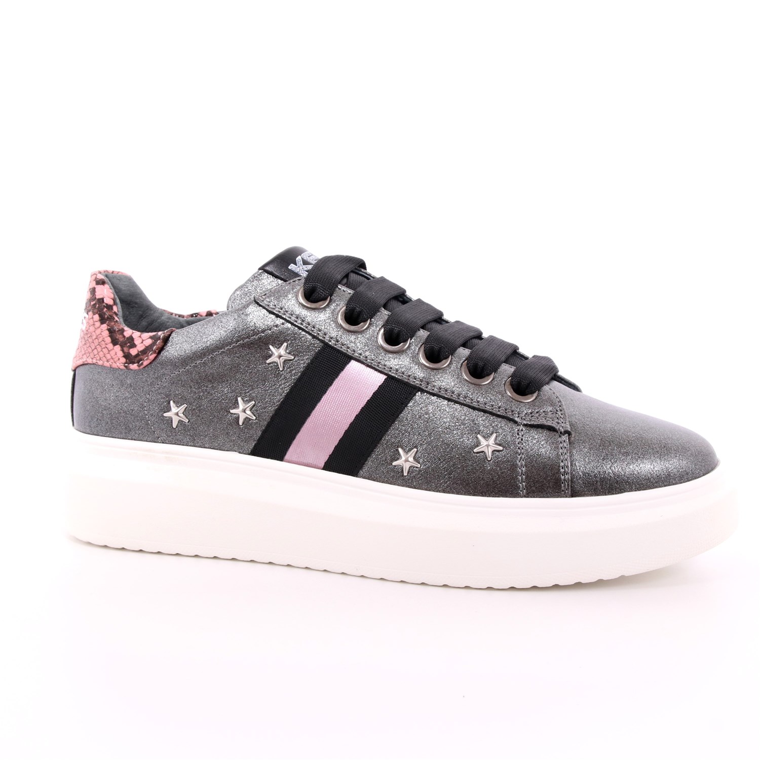 Scarpa Allacciata Keys Donna Antracite Scarpa Allacciata Keys Donna Antracite Scarpe 11 - K-2204B