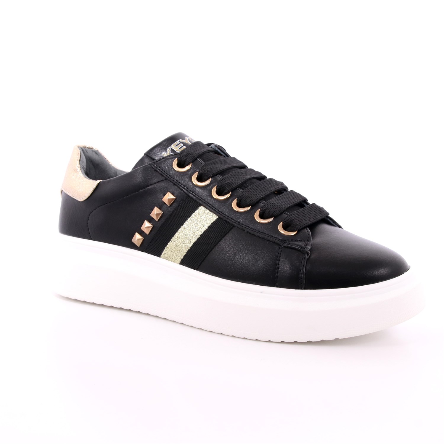 Scarpa Allacciata Keys Donna Nero Scarpa Allacciata Keys Donna Nero Scarpe 12 - K-2203B