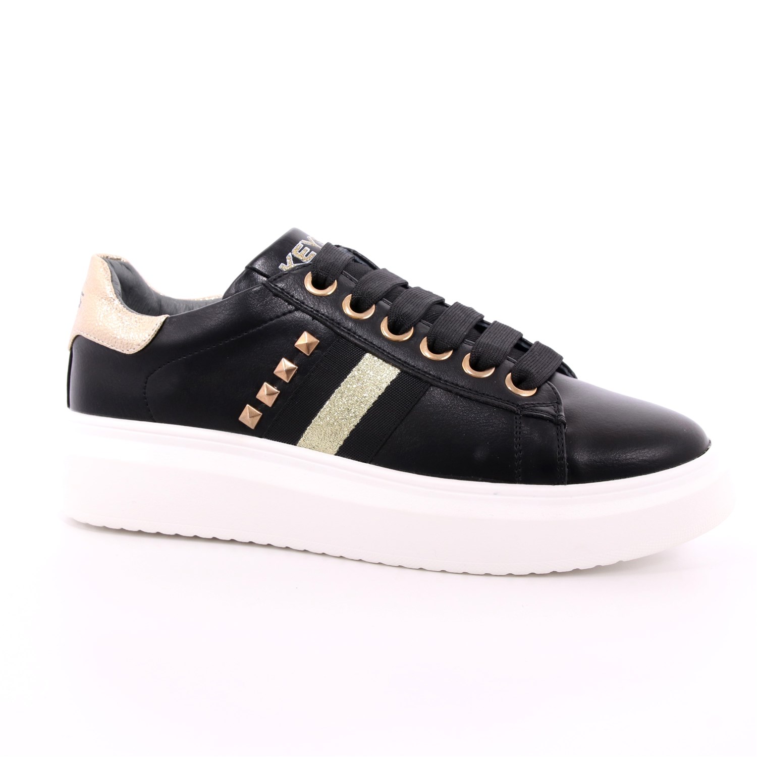 Scarpa Allacciata Keys Donna Nero Scarpa Allacciata Keys Donna Nero Scarpe 12 - K-2203B