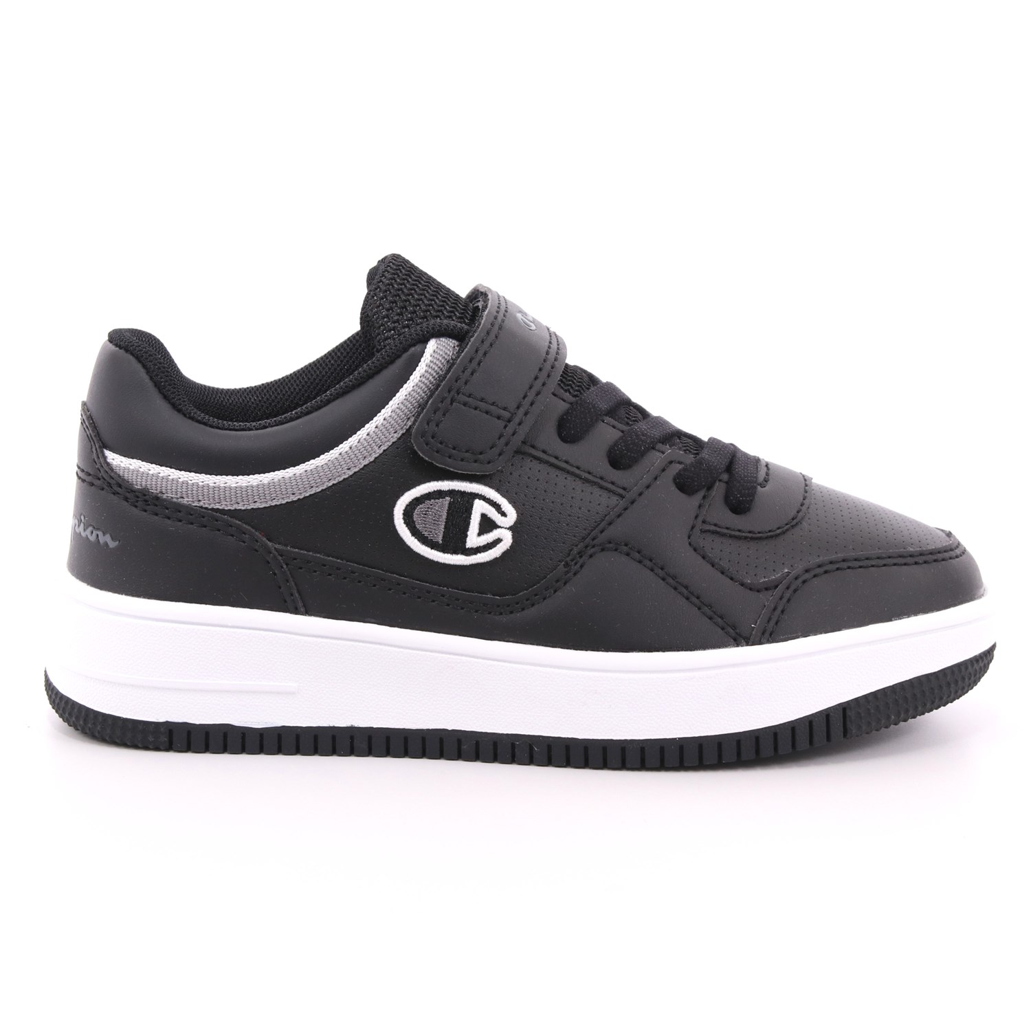 Scarpa Strappi + Elastico Champion Bambino Nero Scarpa Strappi + Elastico Champion Bambino Nero Scarpe 602 - S31967
