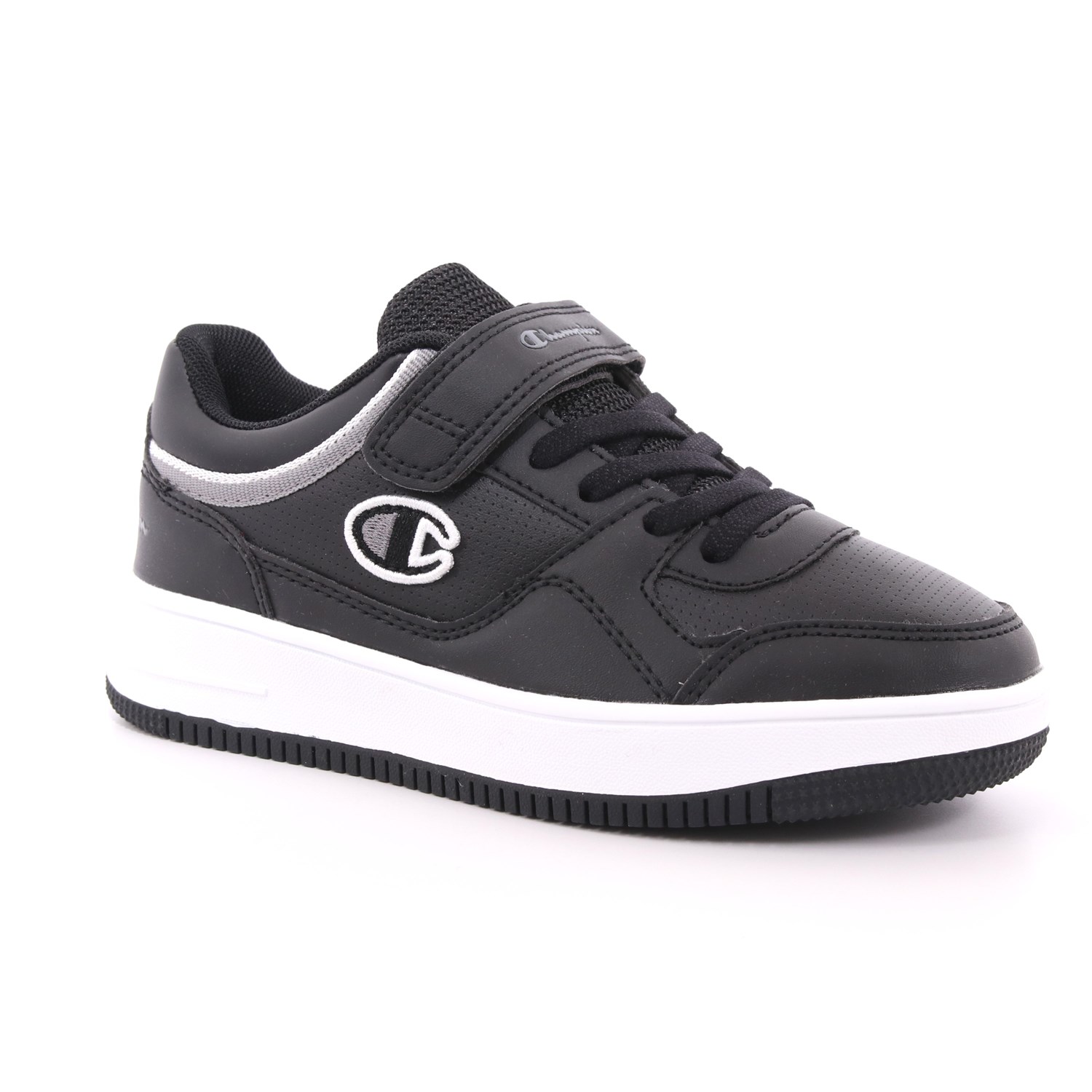 Scarpa Strappi + Elastico Champion Bambino Nero Scarpa Strappi + Elastico Champion Bambino Nero Scarpe 602 - S31967