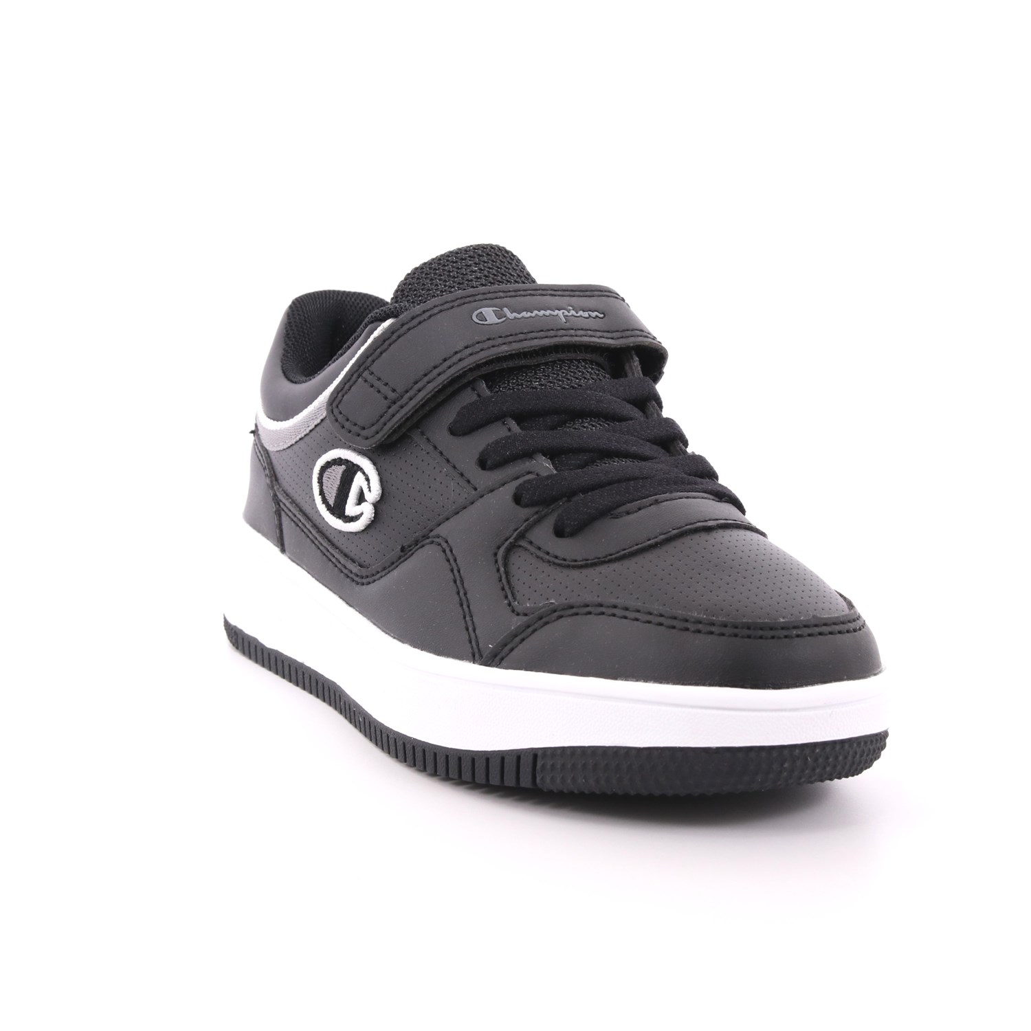 Scarpa Strappi + Elastico Champion Bambino Nero Scarpa Strappi + Elastico Champion Bambino Nero Scarpe 602 - S31967