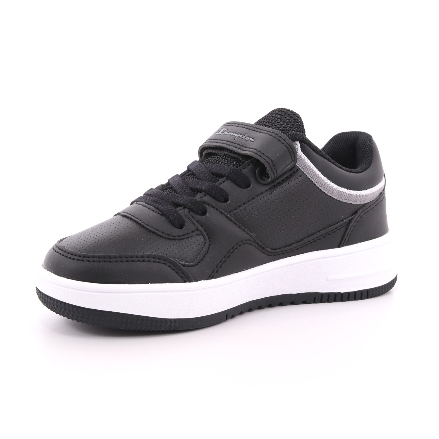 Scarpa Strappi + Elastico Champion Bambino Nero Scarpa Strappi + Elastico Champion Bambino Nero Scarpe 602 - S31967