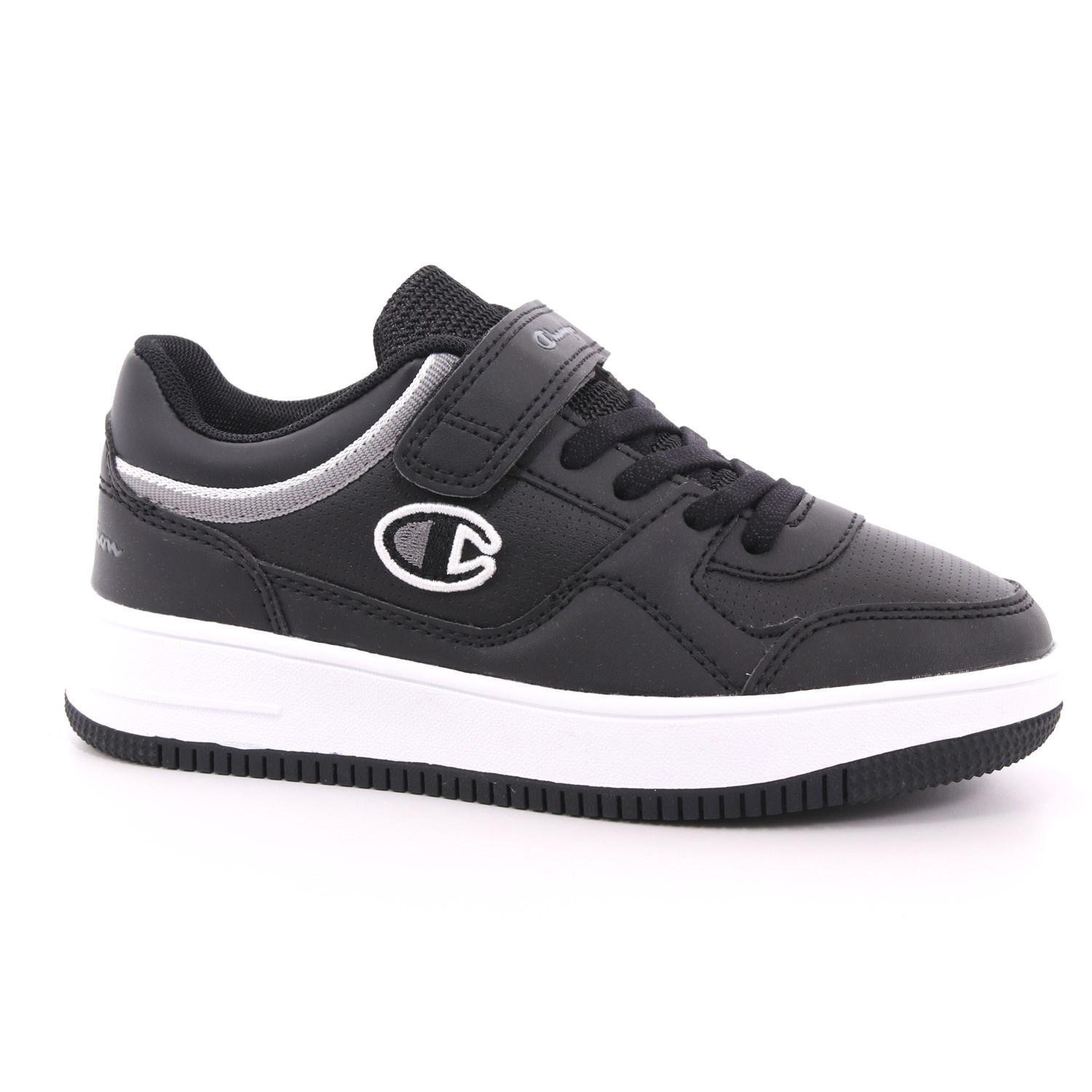 Scarpa Strappi + Elastico Champion Bambino Nero Scarpa Strappi + Elastico Champion Bambino Nero Scarpe 602 - S31967
