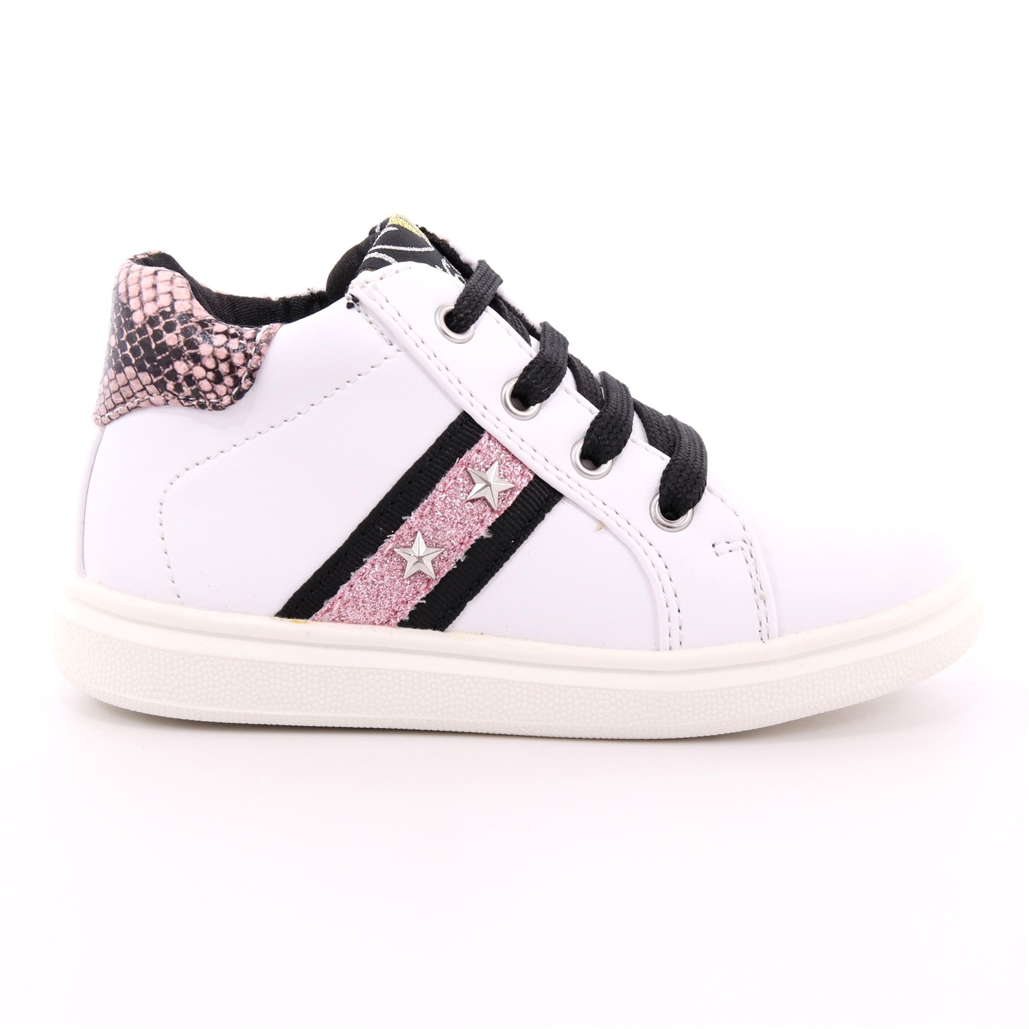 Scarpa Allacciata Asso Bambina Bianco Scarpa Allacciata Asso Bambina Bianco Scarpe 378 - AG-9900C