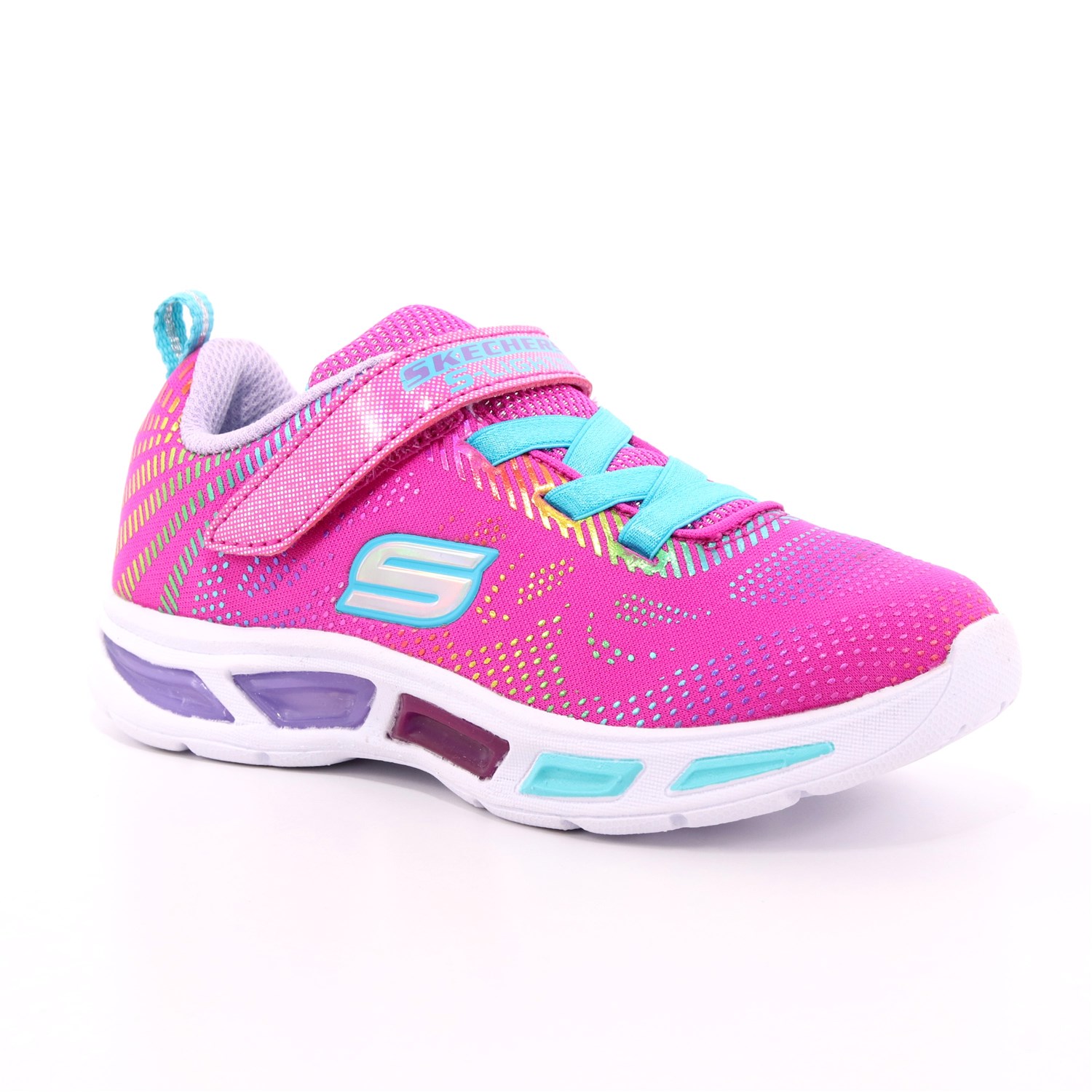 Scarpa Strappi + Elastico Skechers Bambina Fuxia Scarpa Strappi + Elastico Skechers Bambina Fuxia Scarpe 115 - 10959N