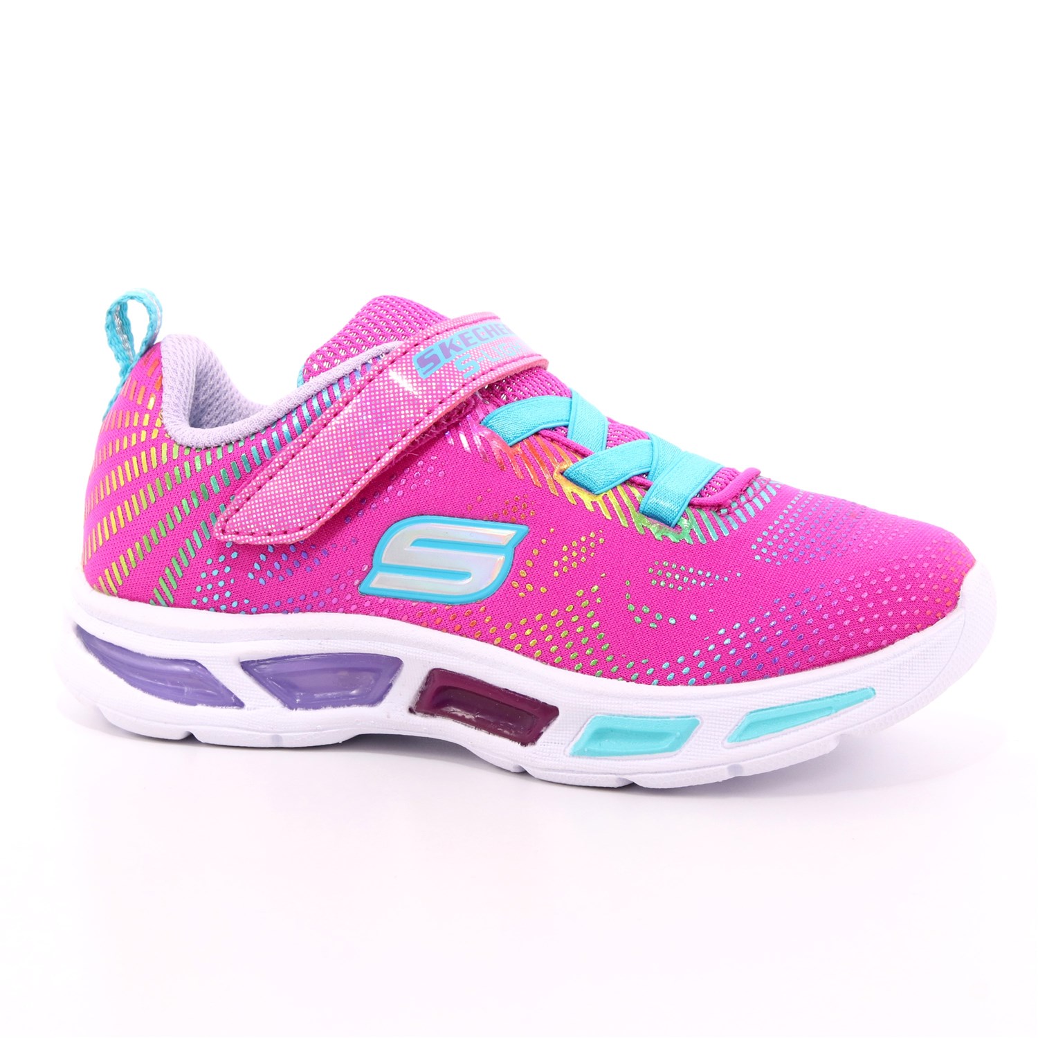 Scarpa Strappi + Elastico Skechers Bambina Fuxia Scarpa Strappi + Elastico Skechers Bambina Fuxia Scarpe 115 - 10959N
