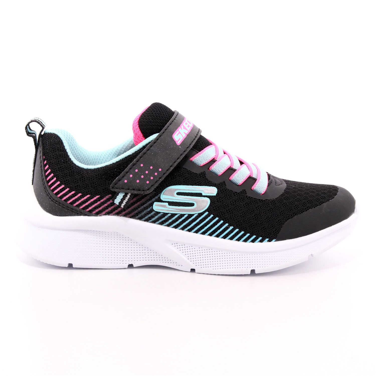Scarpa Strappi + Elastico Skechers Bambina Nero Scarpa Strappi + Elastico Skechers Bambina Nero Scarpe 116 - 302016L