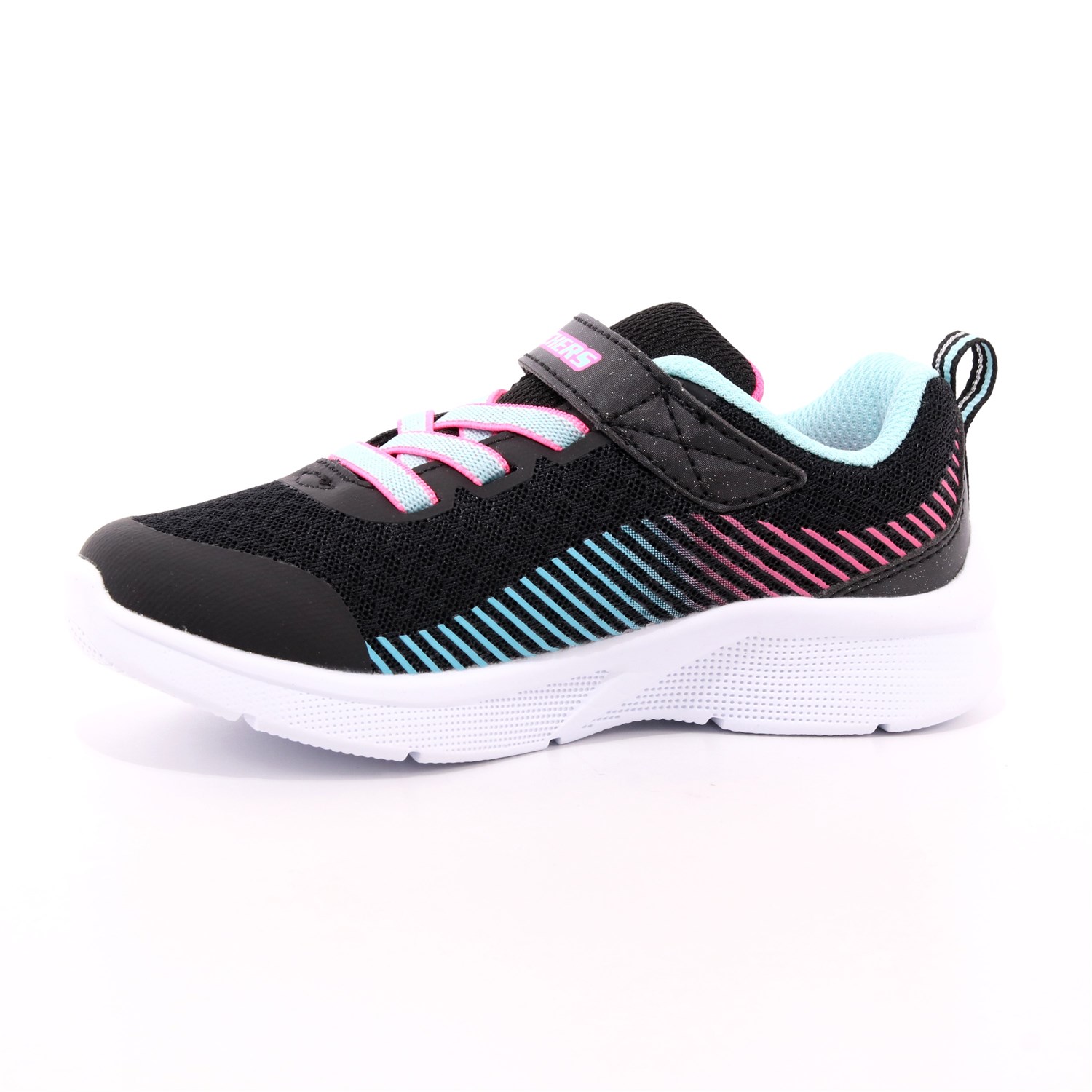 Scarpa Strappi + Elastico Skechers Bambina Nero Scarpa Strappi + Elastico Skechers Bambina Nero Scarpe 117 - 302016N