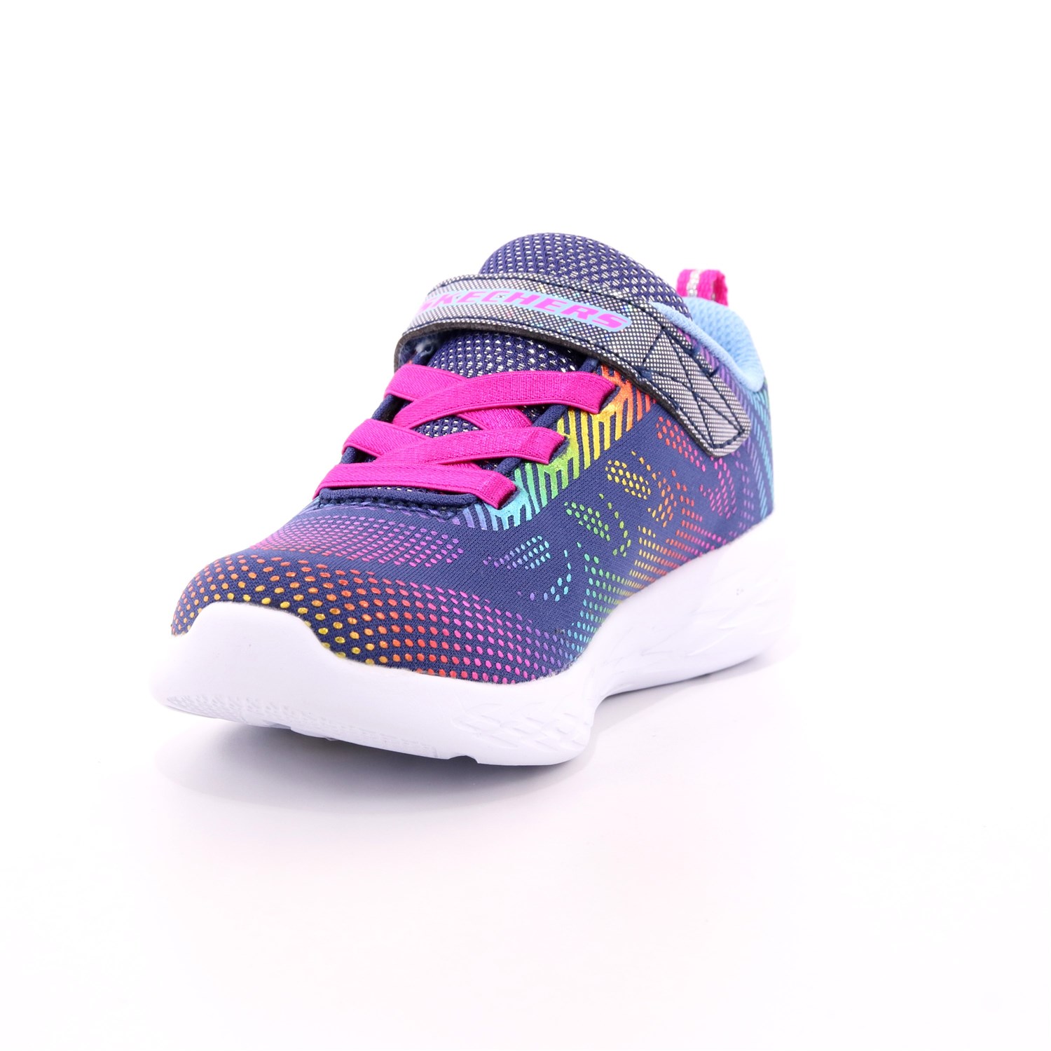 Scarpa Strappi + Elastico Skechers Bambina Blu Scarpa Strappi + Elastico Skechers Bambina Blu Scarpe 118 - 302031N