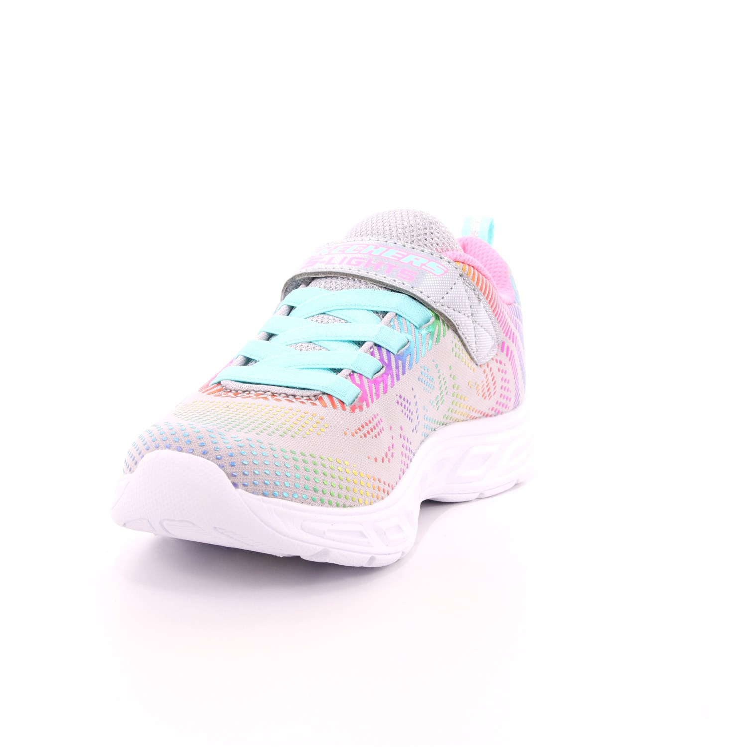 Scarpa Strappi + Elastico Skechers Bambina Grigio Scarpa Strappi + Elastico Skechers Bambina Grigio Scarpe 120 - 10959L