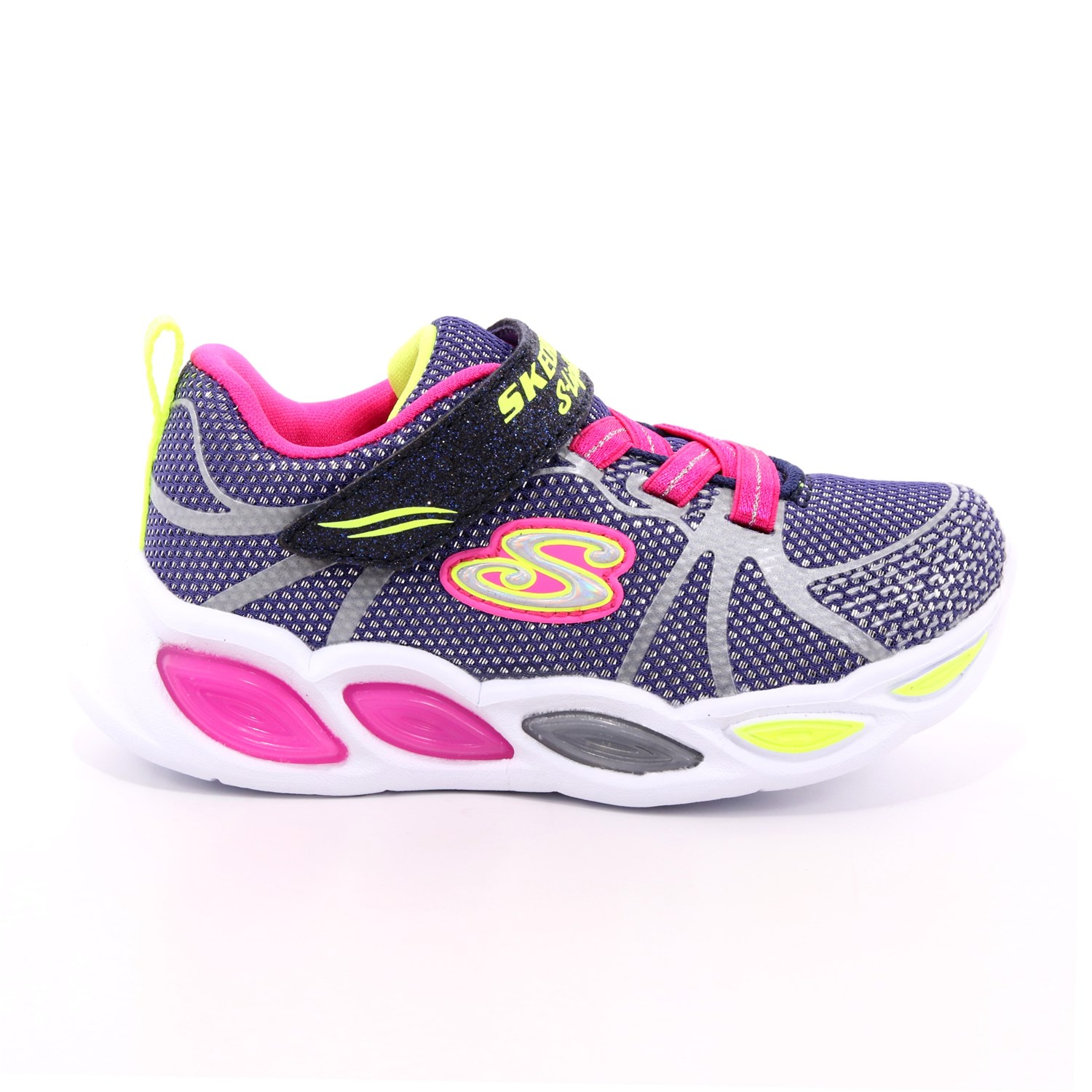 Scarpa Strappi + Elastico Skechers Bambina Blu Scarpa Strappi + Elastico Skechers Bambina Blu Scarpe 122 - 302042N