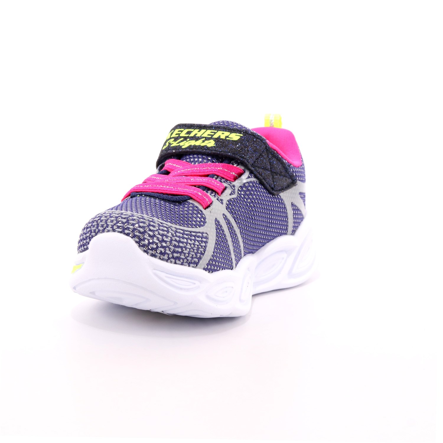 Scarpa Strappi + Elastico Skechers Bambina Blu Scarpa Strappi + Elastico Skechers Bambina Blu Scarpe 122 - 302042N