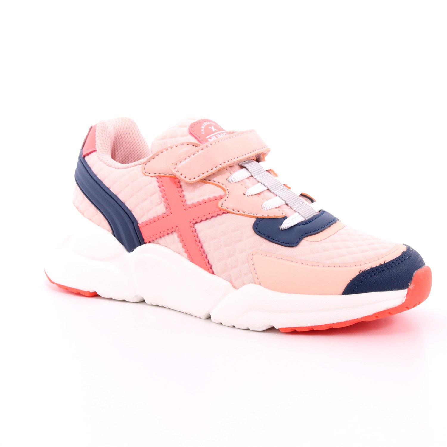 Scarpa Strappi + Elastico Munich Bambina Rosa Scarpa Strappi + Elastico Munich Bambina Rosa Scarpe 24 - 8890010