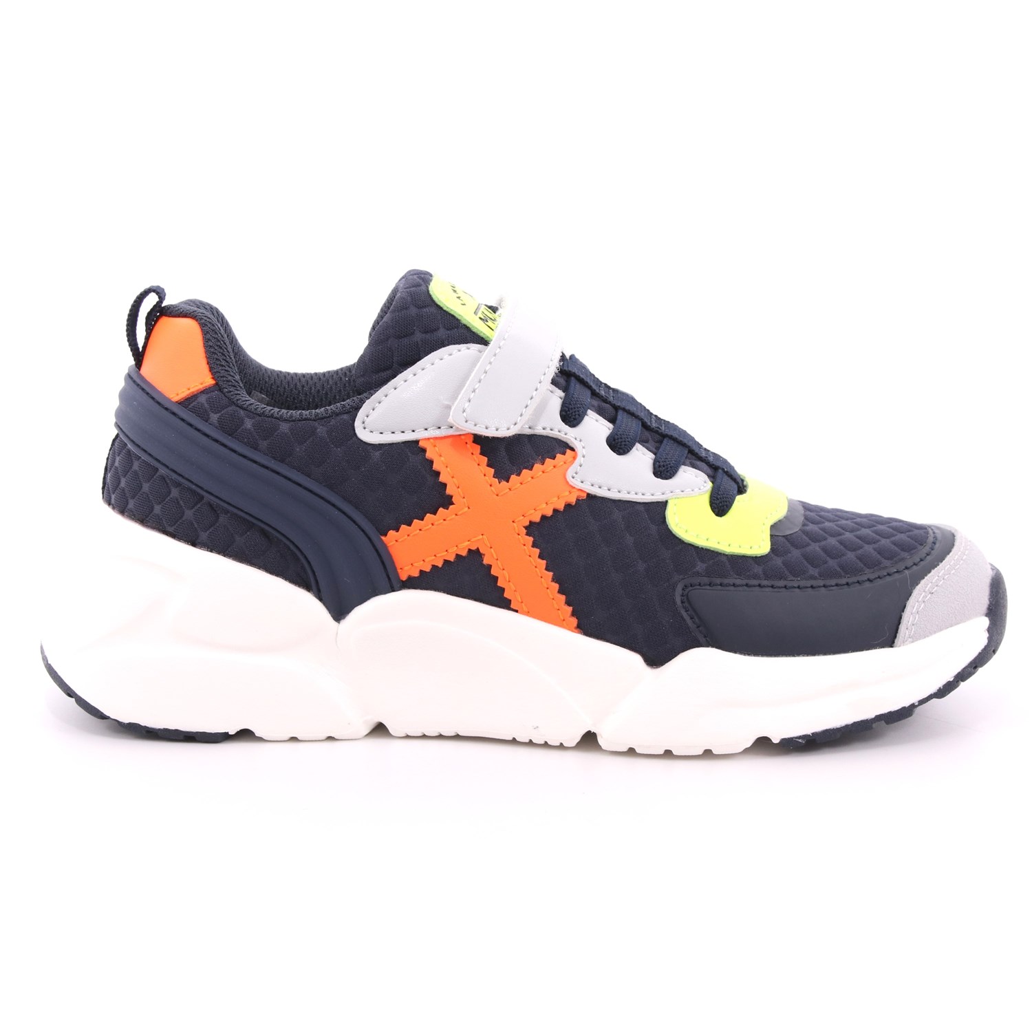 Scarpa Strappi + Elastico Munich Bambino Blu Scarpa Strappi + Elastico Munich Bambino Blu Scarpe 25 - 8890011