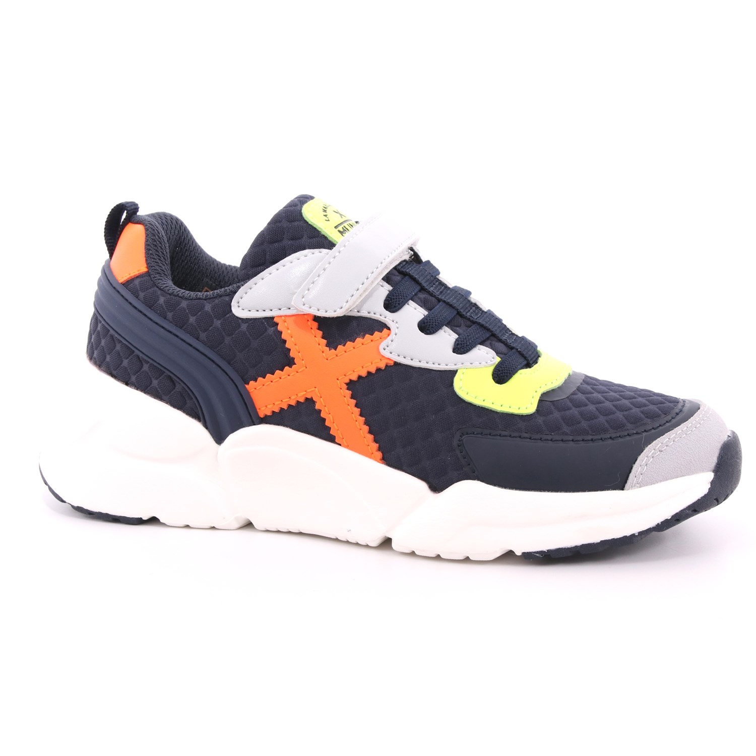 Scarpa Strappi + Elastico Munich Bambino Blu Scarpa Strappi + Elastico Munich Bambino Blu Scarpe 25 - 8890011