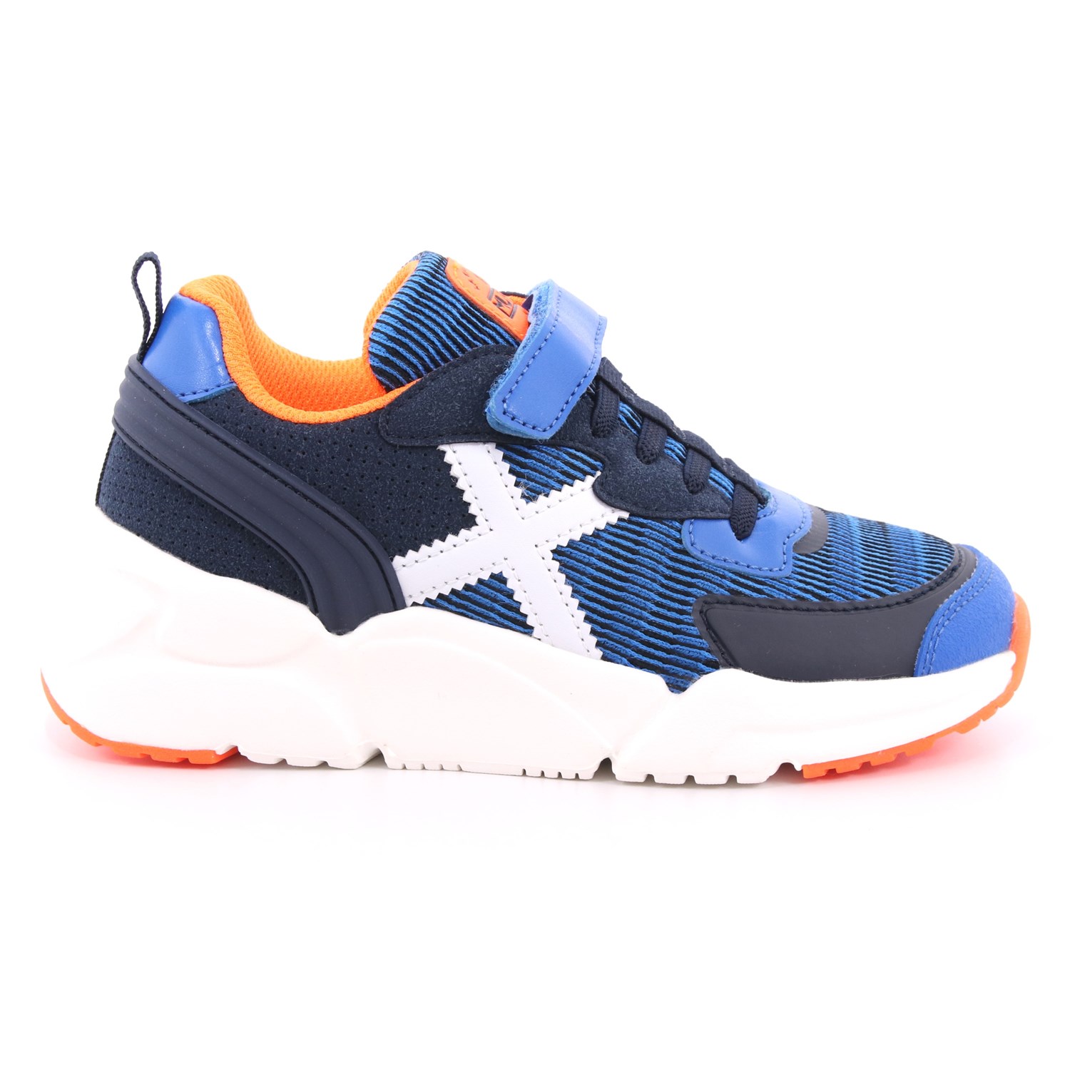 Scarpa Strappi + Elastico Munich Bambino Azzurro Scarpa Strappi + Elastico Munich Bambino Azzurro Scarpe 26 - 8890013