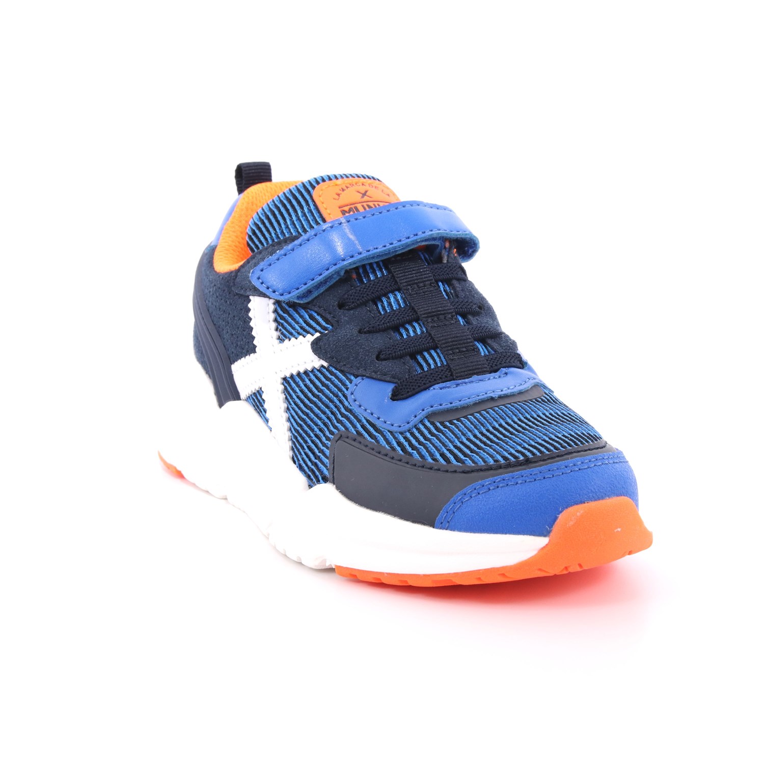 Scarpa Strappi + Elastico Munich Bambino Azzurro Scarpa Strappi + Elastico Munich Bambino Azzurro Scarpe 26 - 8890013