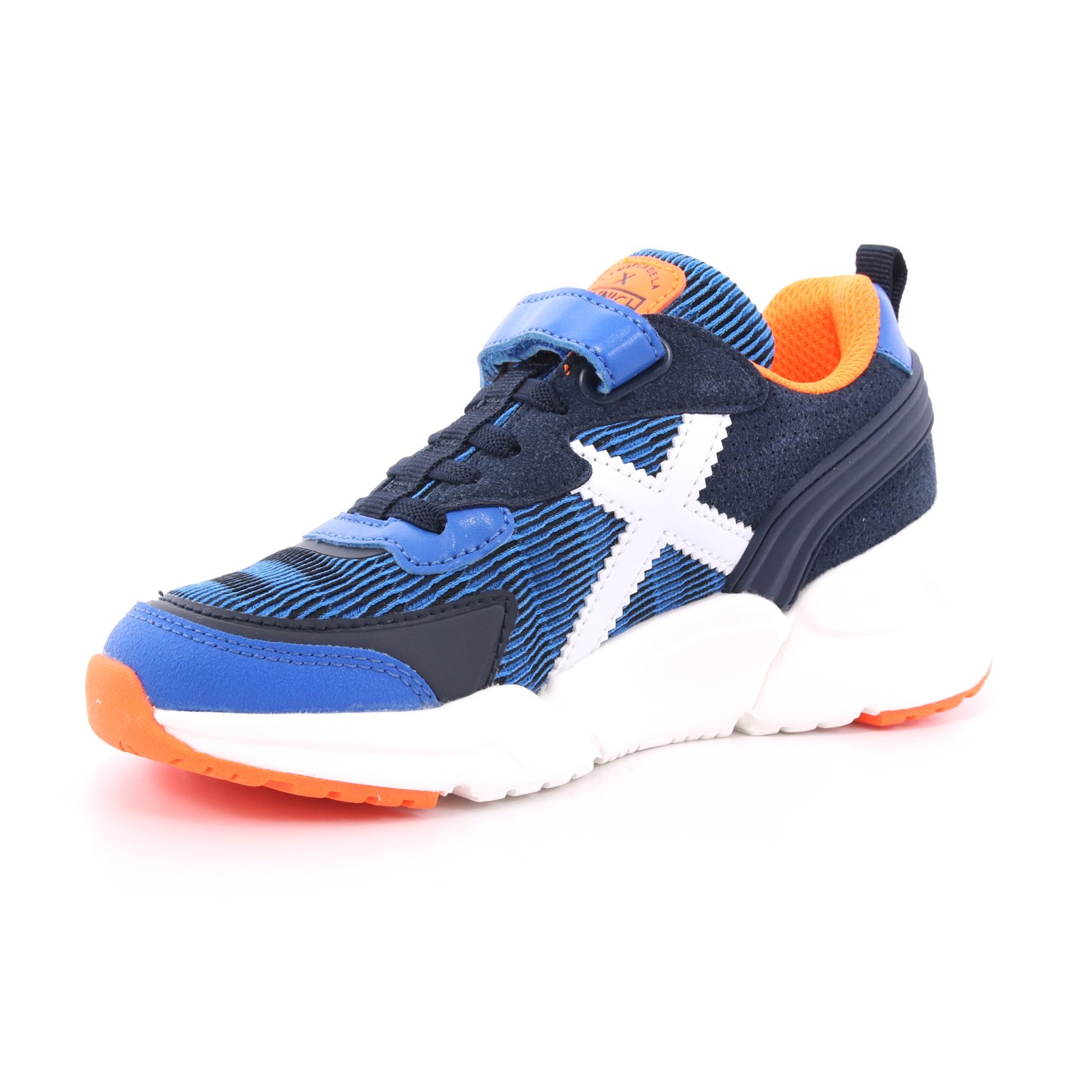 Scarpa Strappi + Elastico Munich Bambino Azzurro Scarpa Strappi + Elastico Munich Bambino Azzurro Scarpe 26 - 8890013