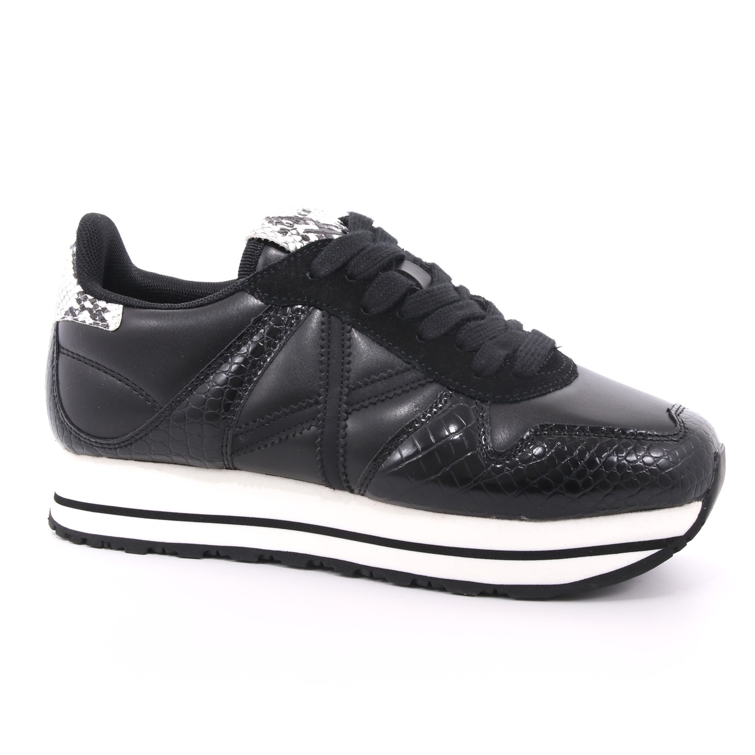 Scarpa Allacciata Munich Donna Nero Scarpa Allacciata Munich Donna Nero Scarpe 27 - 8810129