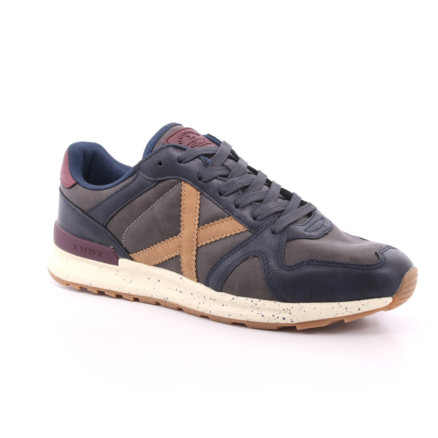 Scarpa Allacciata Munich Uomo Antracite Scarpa Allacciata Munich Uomo Antracite Scarpe 30 - 8410033