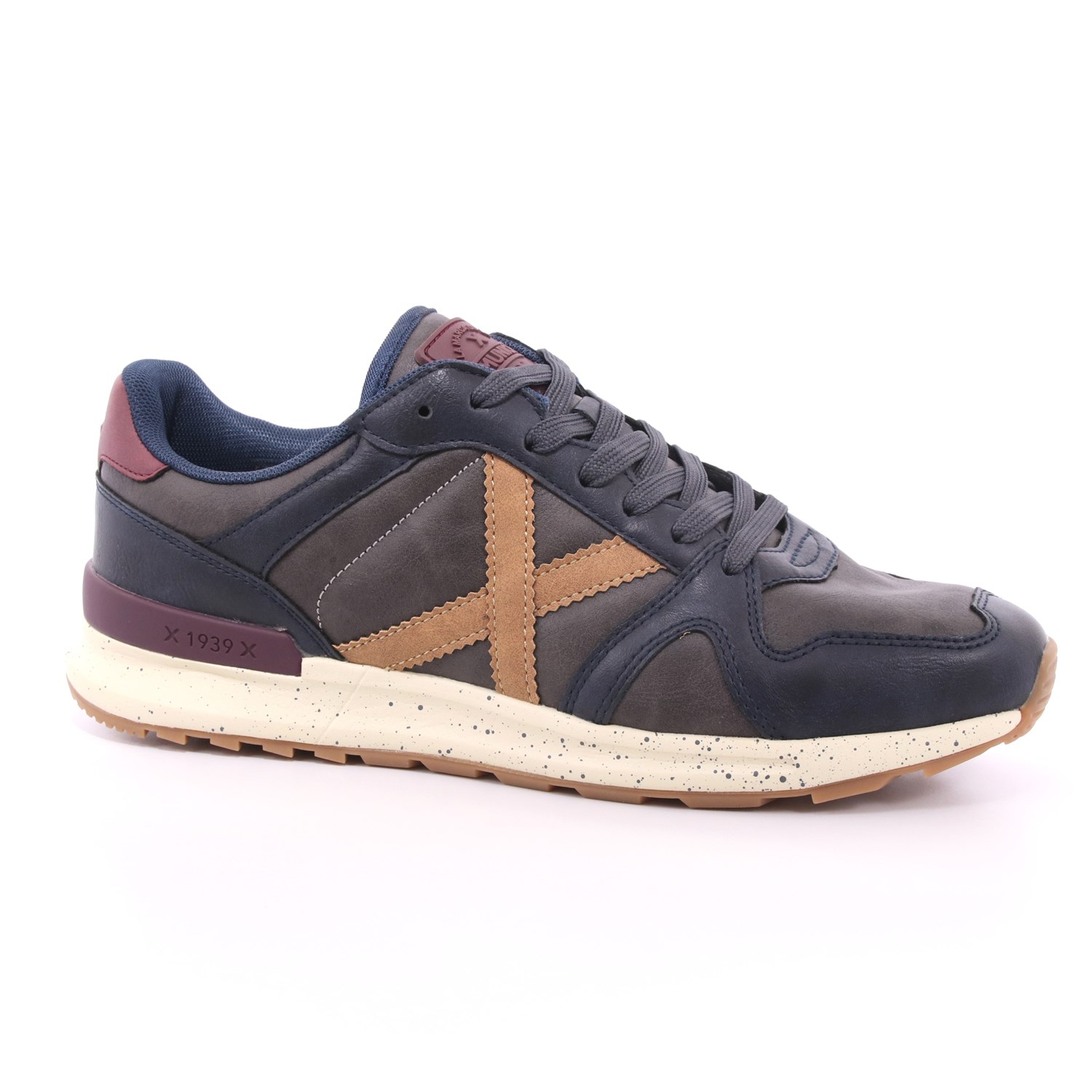 Scarpa Allacciata Munich Uomo Antracite Scarpa Allacciata Munich Uomo Antracite Scarpe 30 - 8410033
