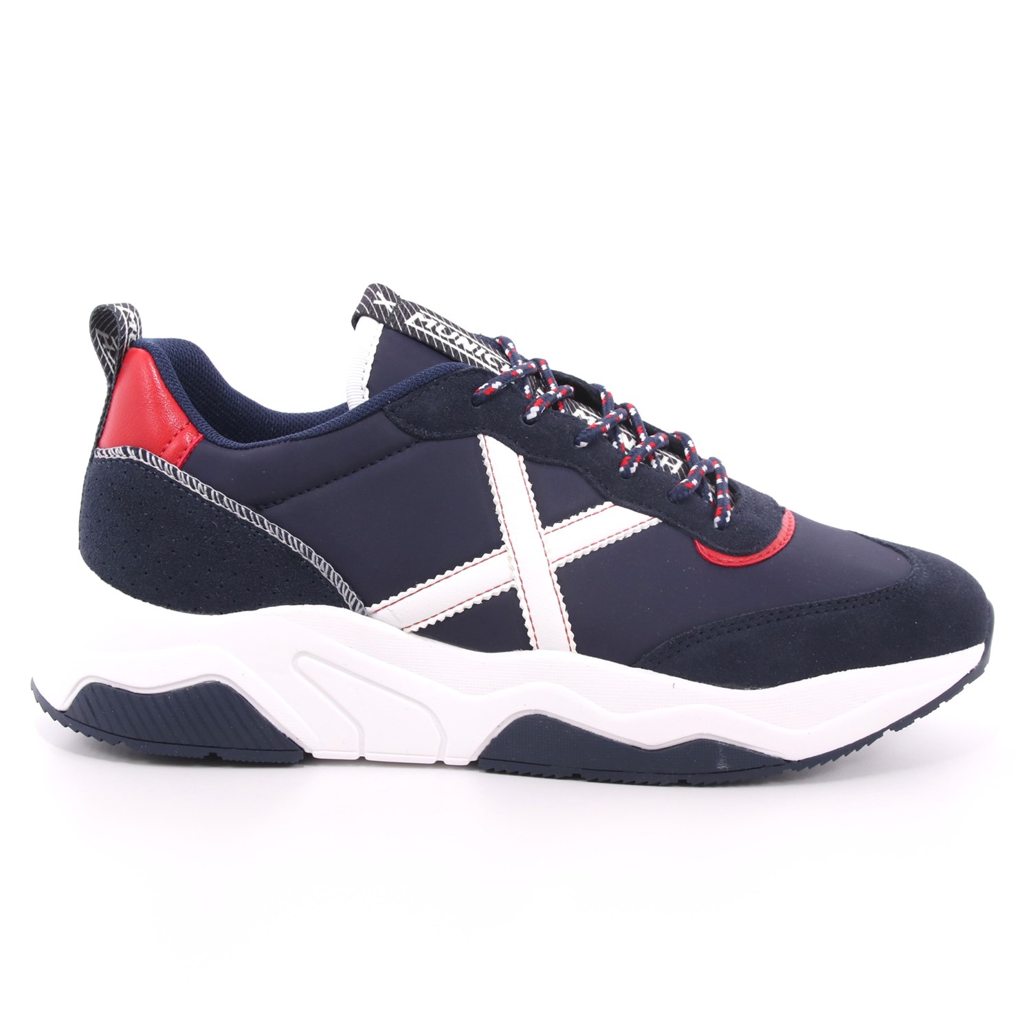 Scarpa Allacciata Munich Uomo Blu Scarpa Allacciata Munich Uomo Blu Scarpe 37 - 8770033