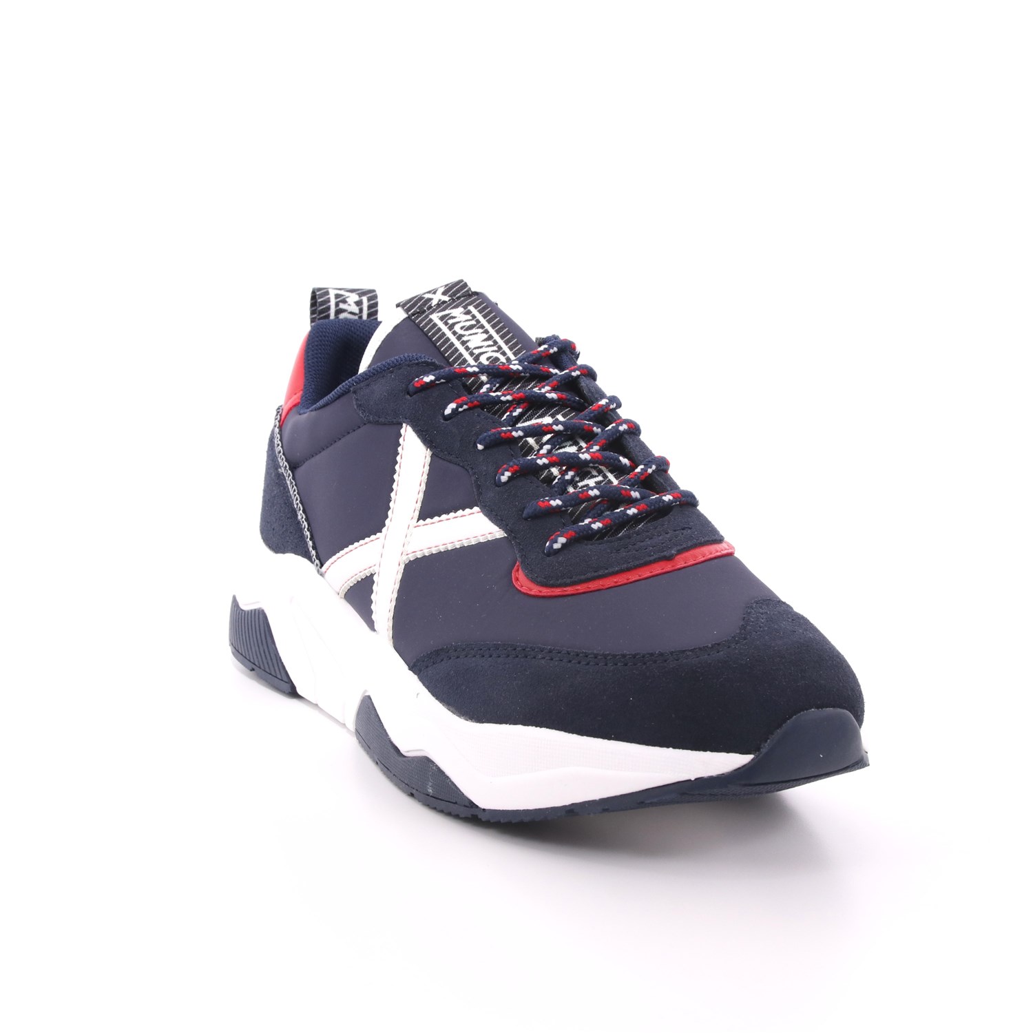 Scarpa Allacciata Munich Uomo Blu Scarpa Allacciata Munich Uomo Blu Scarpe 37 - 8770033