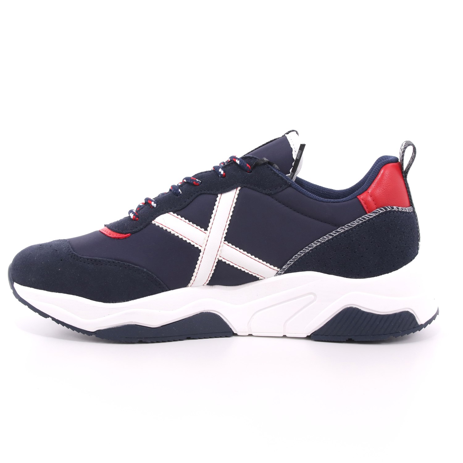 Scarpa Allacciata Munich Uomo Blu Scarpa Allacciata Munich Uomo Blu Scarpe 37 - 8770033