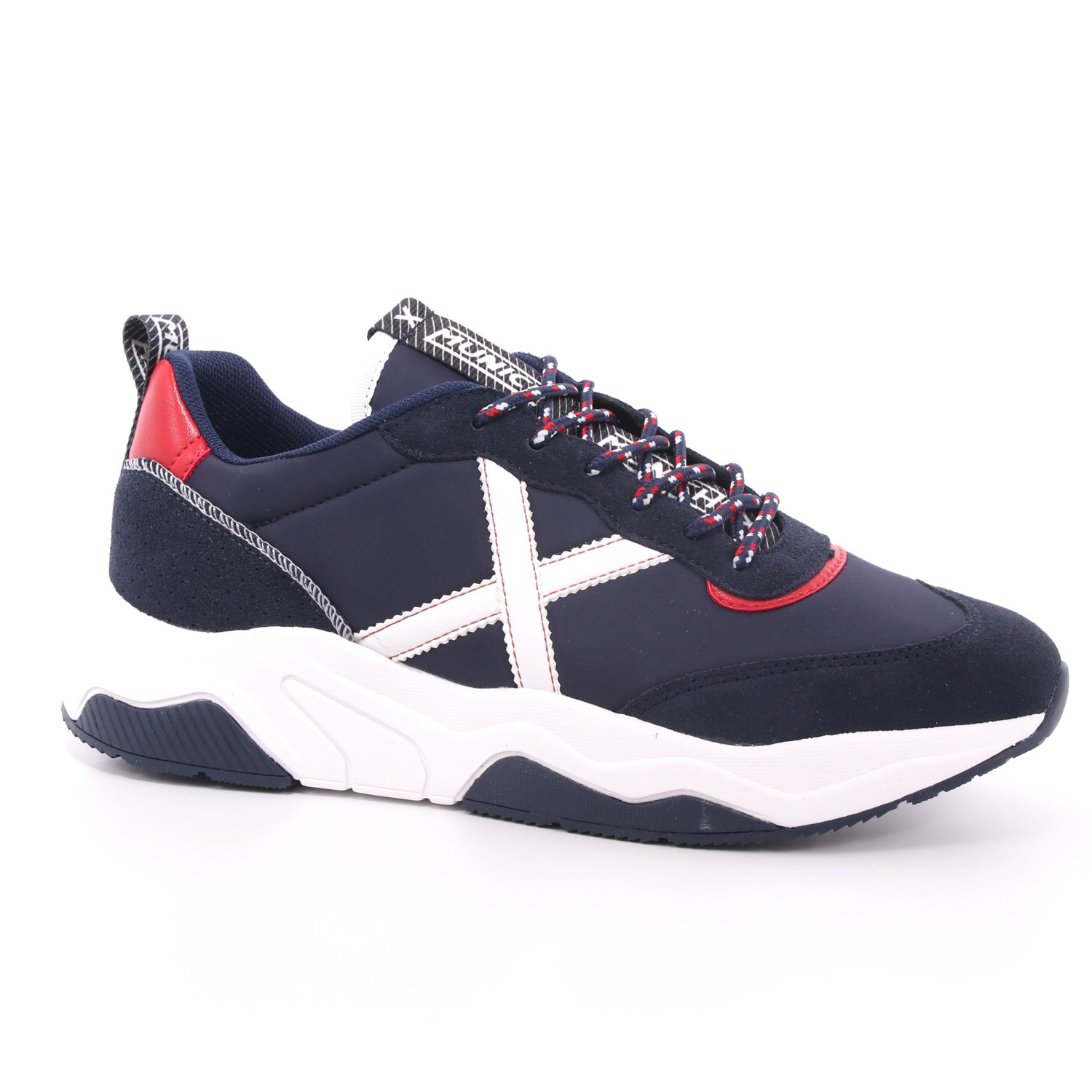Scarpa Allacciata Munich Uomo Blu Scarpa Allacciata Munich Uomo Blu Scarpe 37 - 8770033