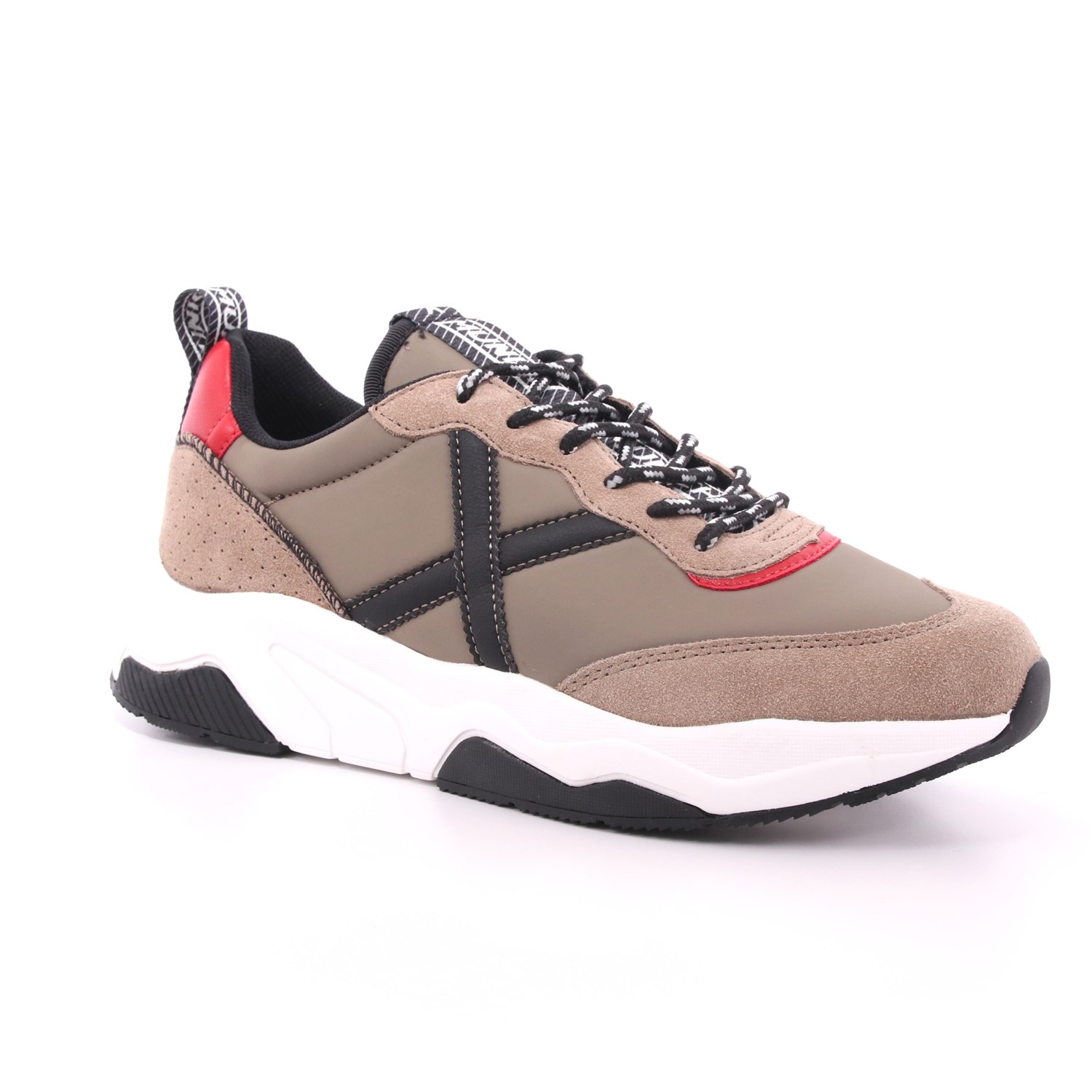 Scarpa Allacciata Munich Uomo Tortora Scarpa Allacciata Munich Uomo Tortora Scarpe 38 - 8770034