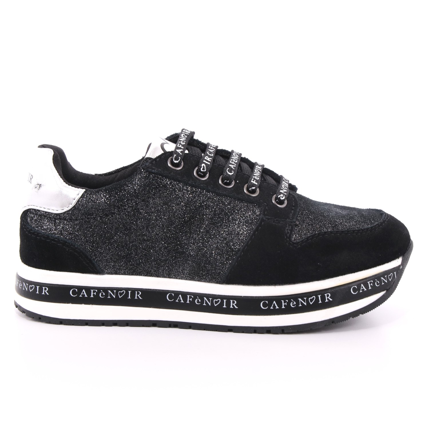Scarpa Allacciata Cafè Noir Bambina Nero Scarpa Allacciata Cafè Noir Bambina Nero Scarpe 18 - C-700A