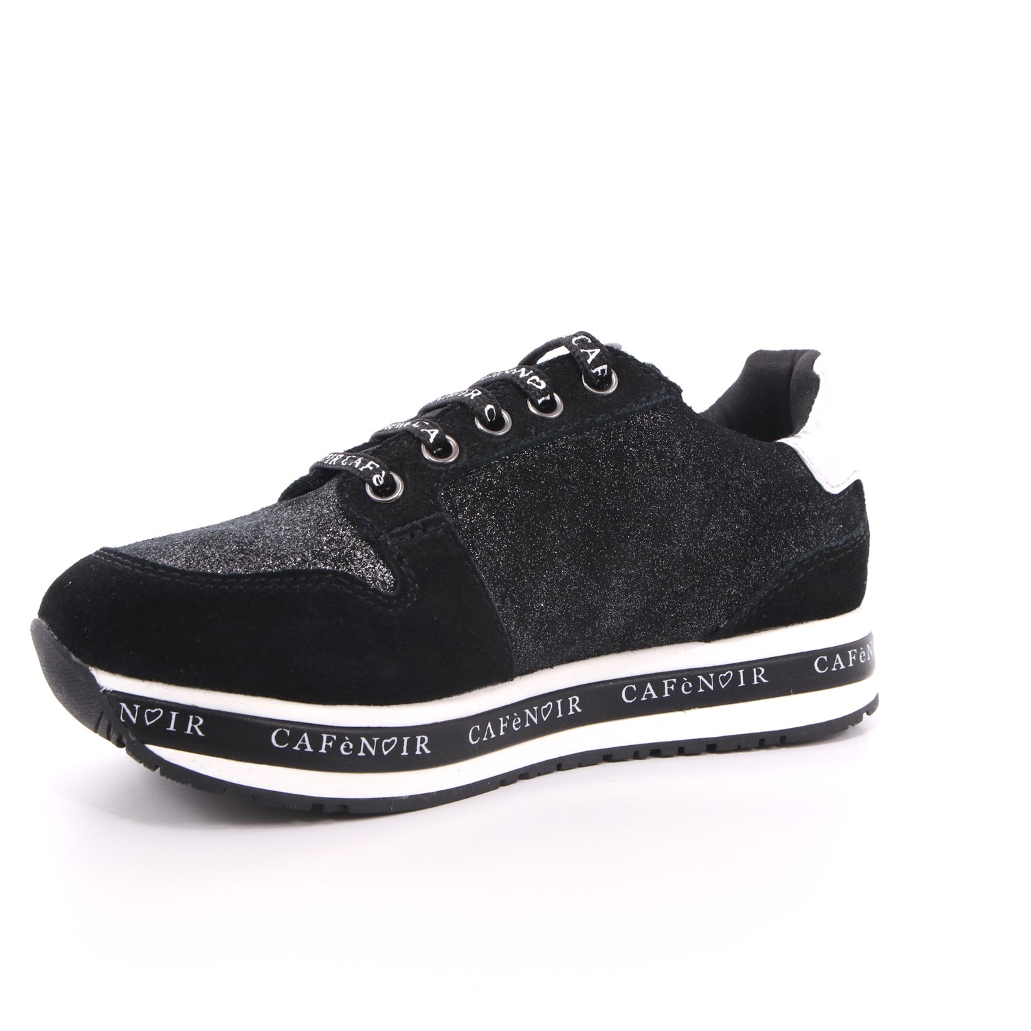 Scarpa Allacciata Cafè Noir Bambina Nero Scarpa Allacciata Cafè Noir Bambina Nero Scarpe 18 - C-700A
